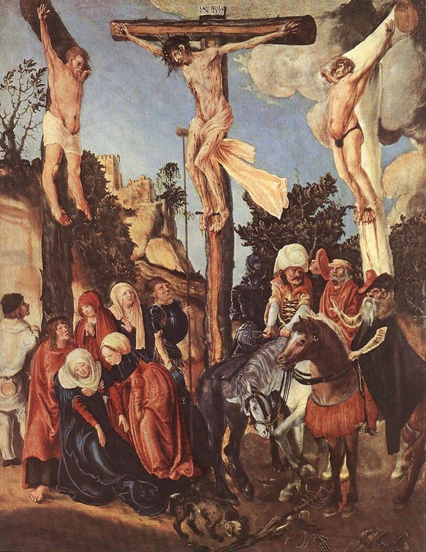 The Crucifixion by Lucas Cranach the Elder