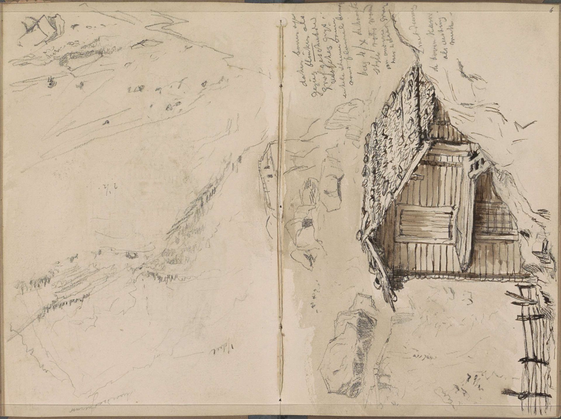 Berghut in Tirol by Johannes Tavenraat