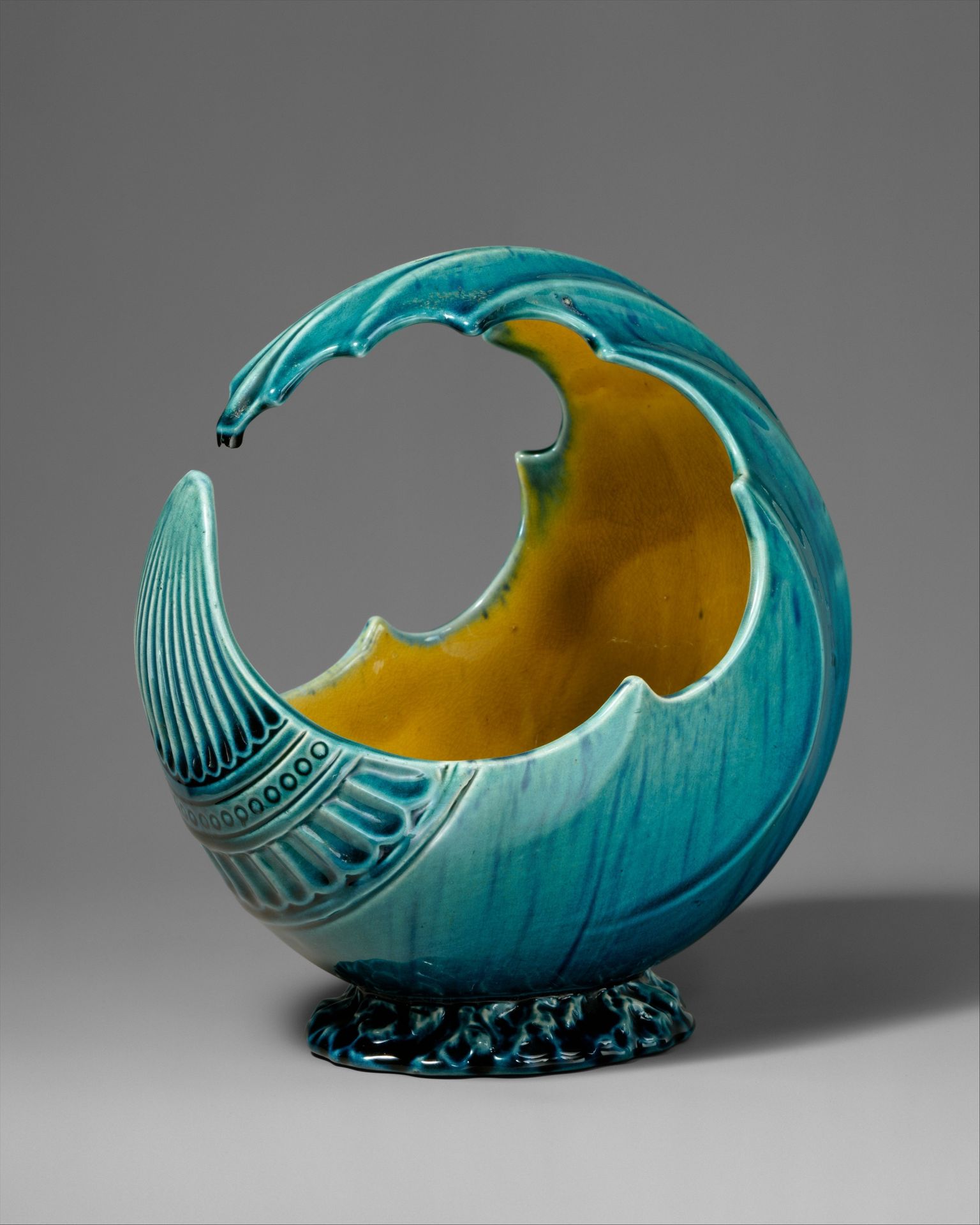 Wave bowl by Christopher Dresser