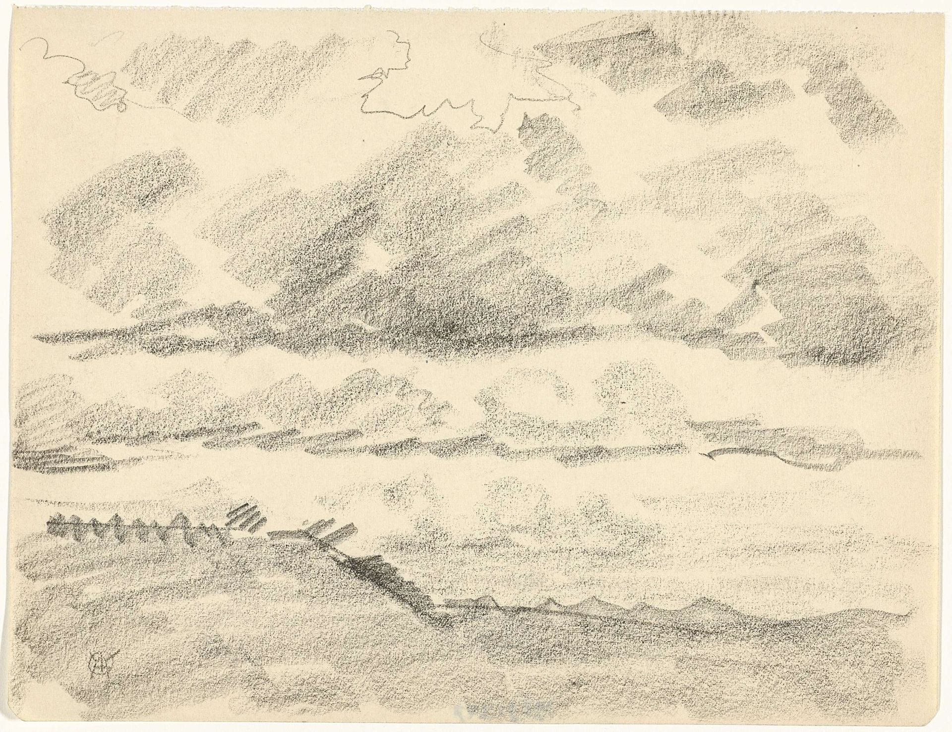 Wolkenlucht by Gerrit Willem Dijsselhof
