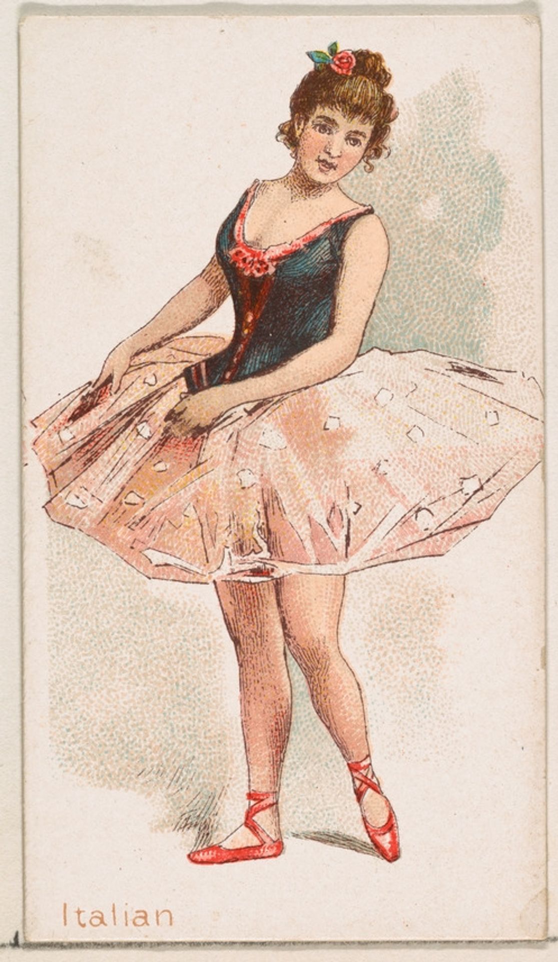Italian Dancer, from the Dancing Women series (N186) issued by Wm. S. Kimball & Co. by William S. Kimball & Company