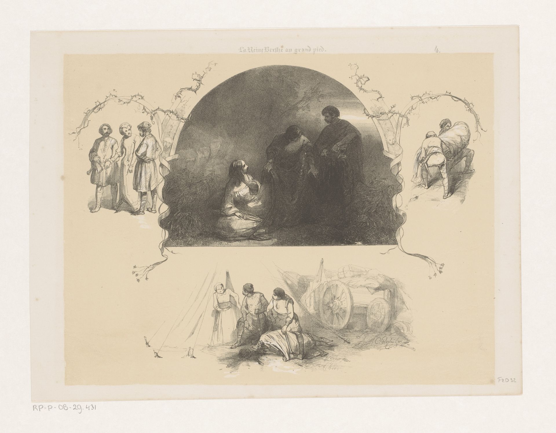 Mannen en liggende vrouw by Charles Rochussen