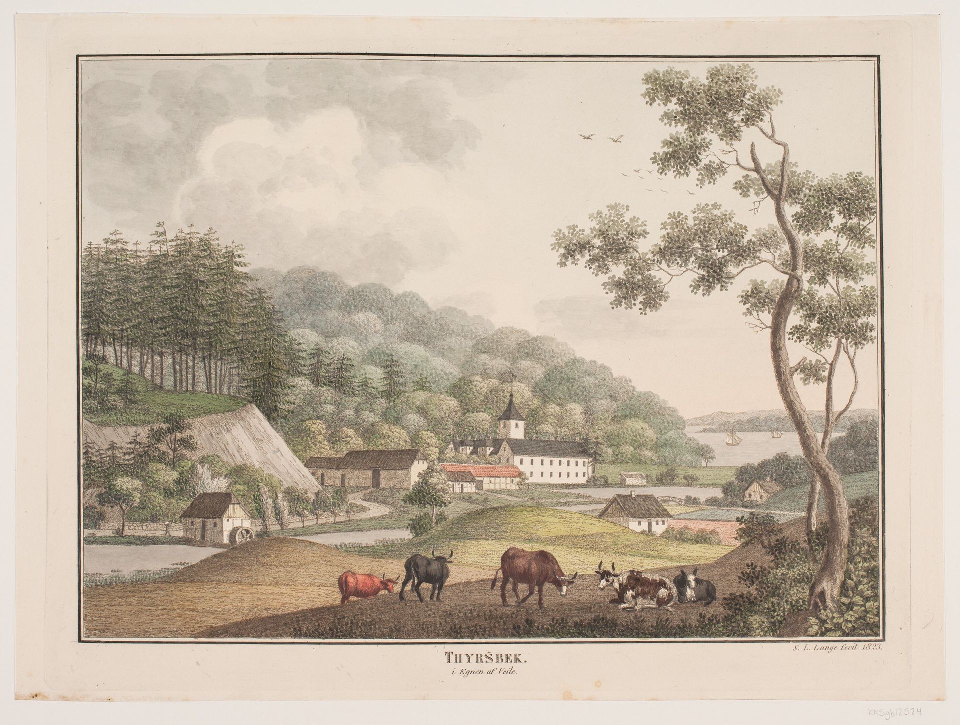Thyrsbæk i egnen af vejle by Søren L. Lange