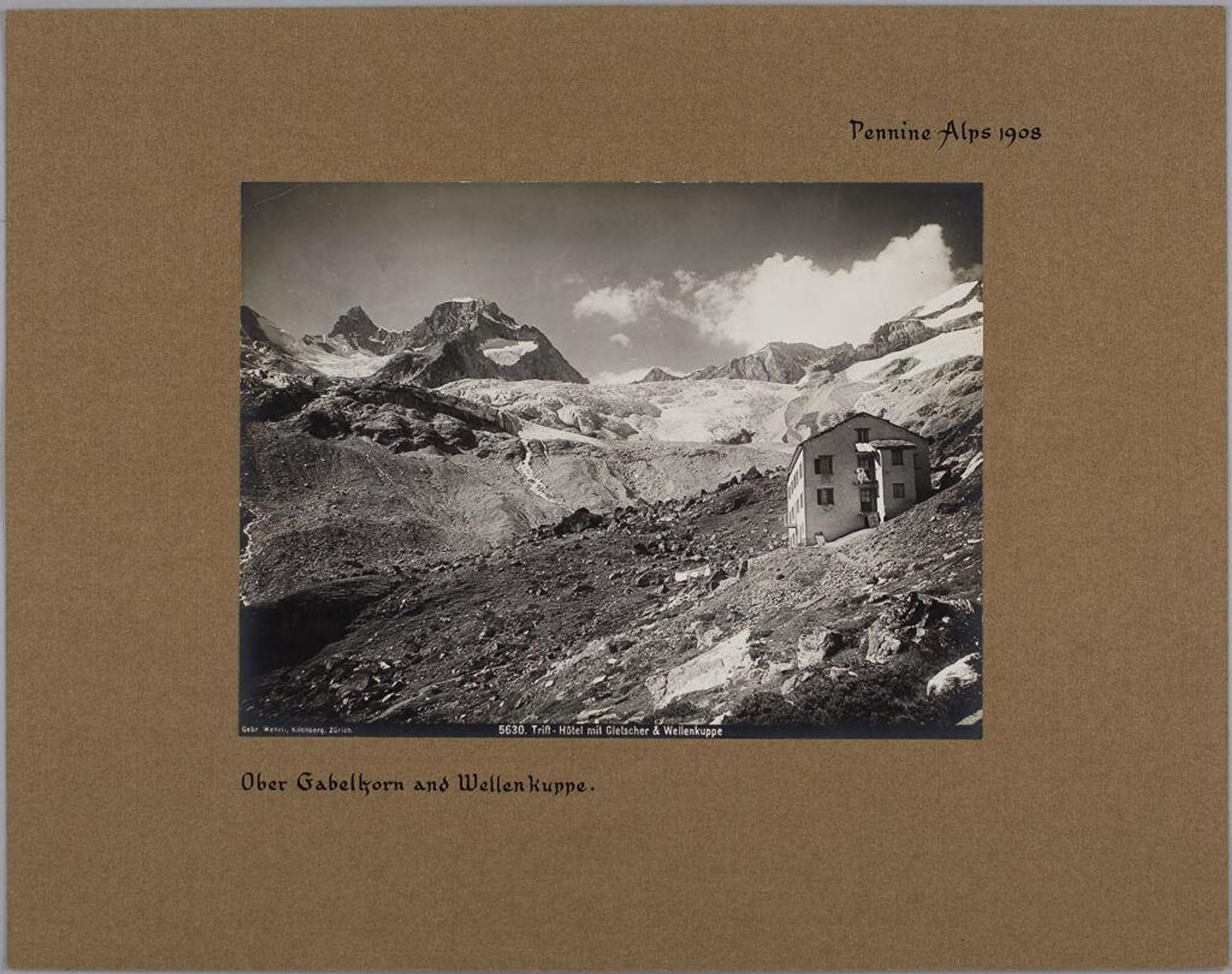 Ober Gabelhorn and Wellenkuppe, Pennine Alps by A. G. Wehrli