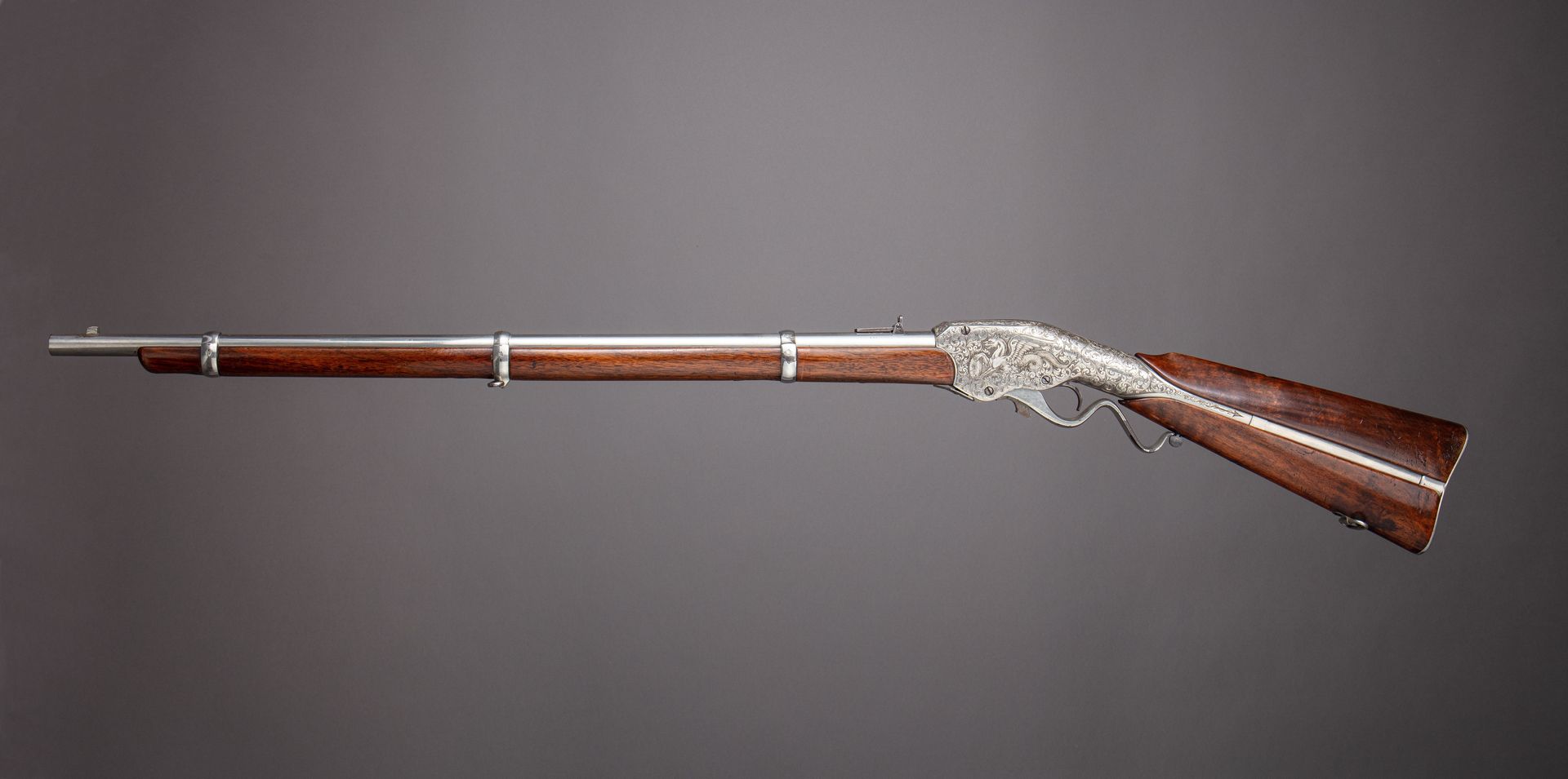 Evans Repeating Rifle Co. Transition Model Lever Action Musket by Evans Repeating Rifle Company