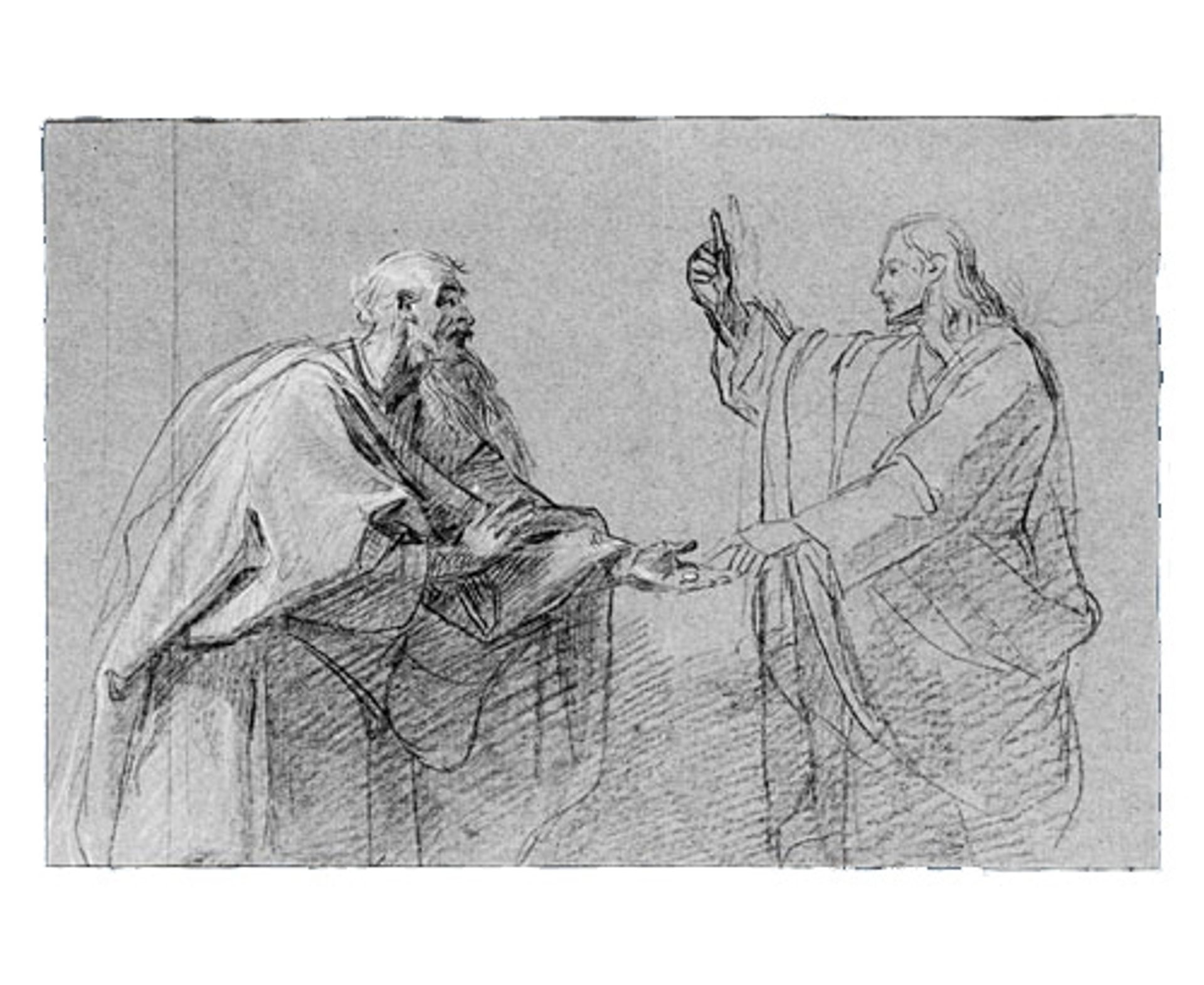 Study for The Tribute Money by John Singleton Copley