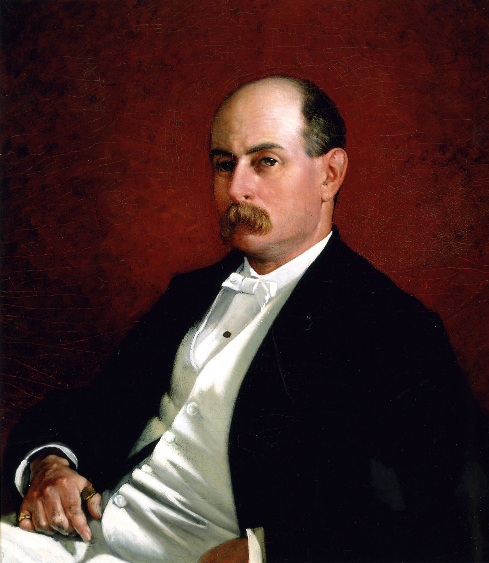 Portrait of Charles Francis Adams, Jr. by Francis Davis Millet