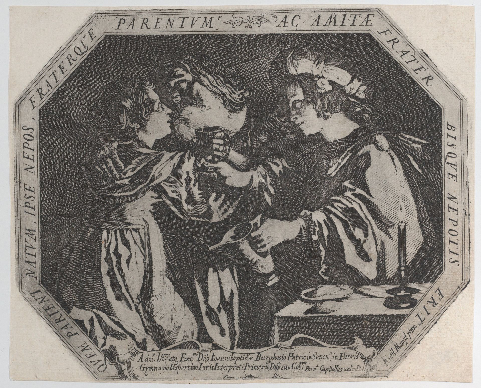 Lot and His Daughters by Bernardino Capitelli