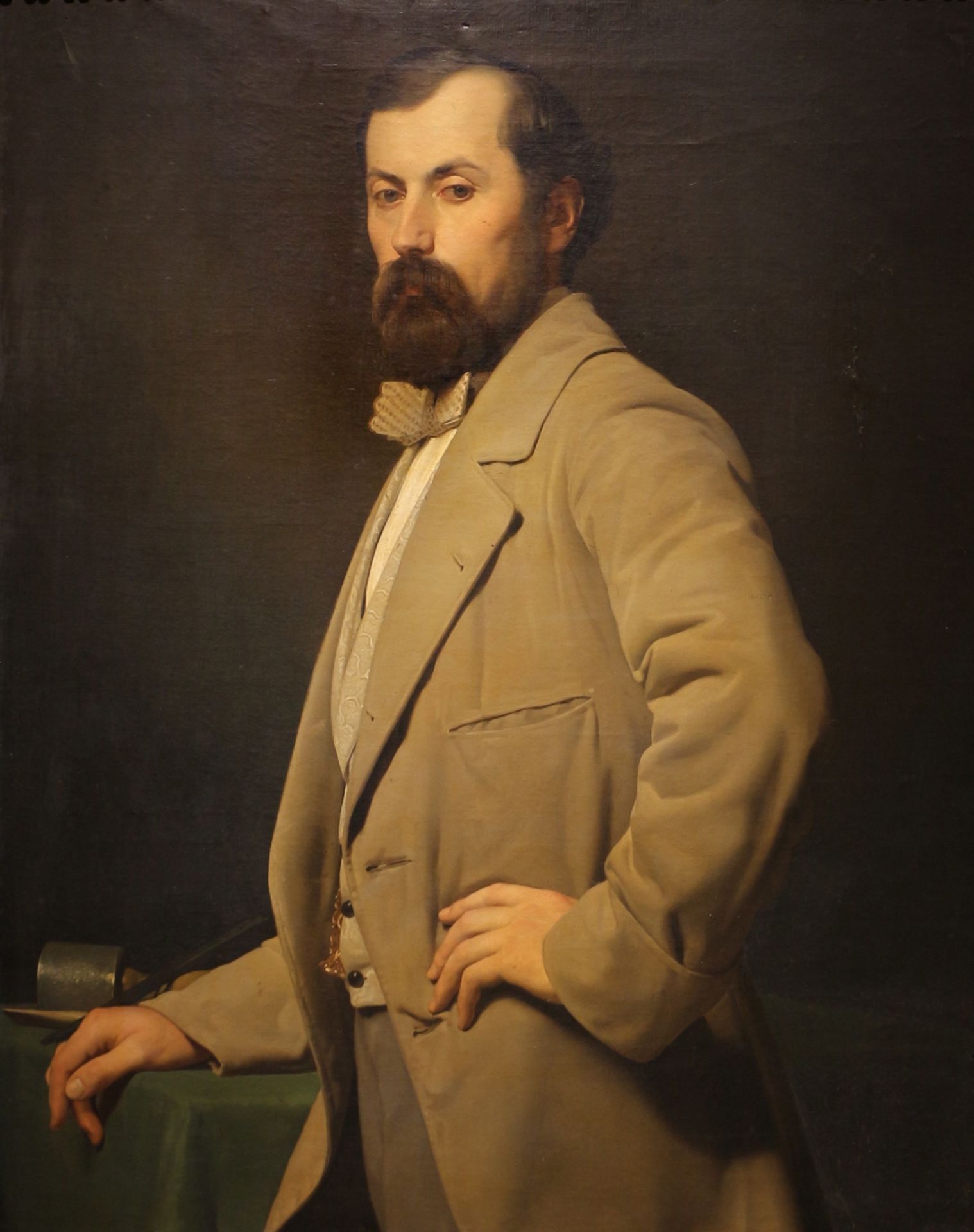 Portrait of Luigi Majoli by Antonio Ciseri