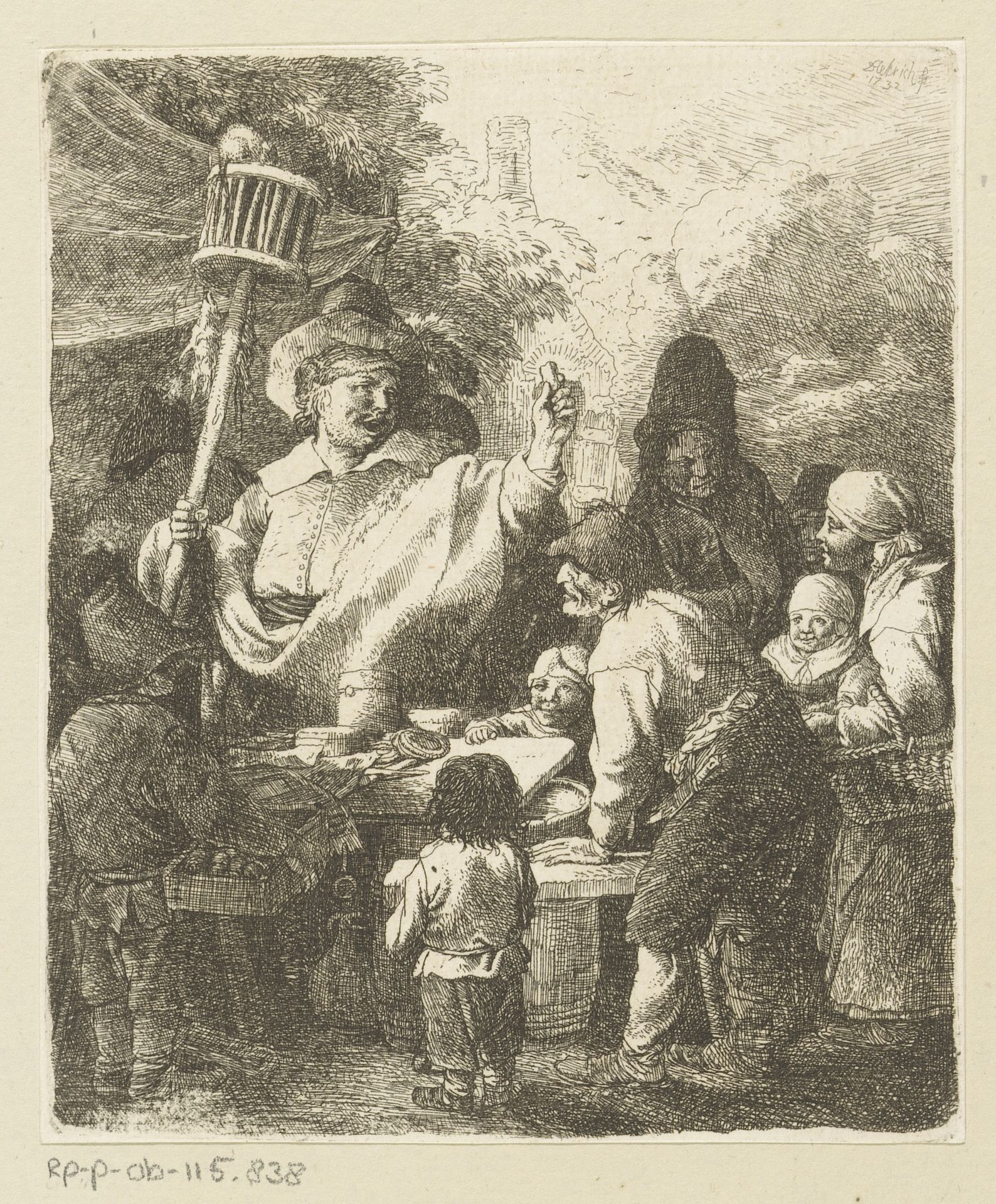 Rattengifverkoper by Christian Wilhelm Ernst Dietrich