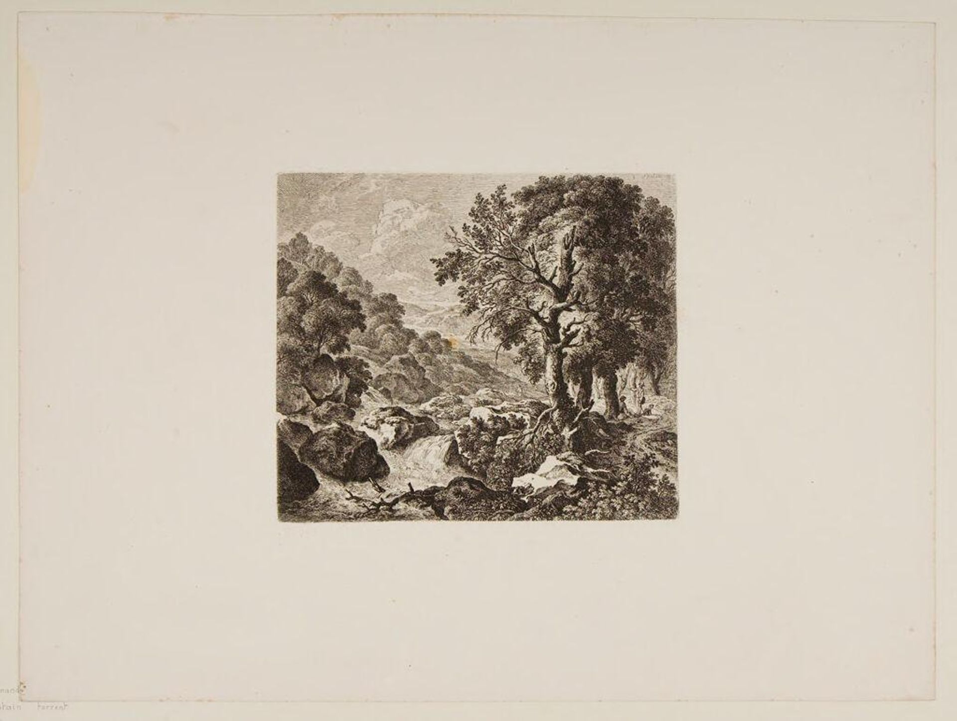 Mountain Torrent by Ferdinand Kobell