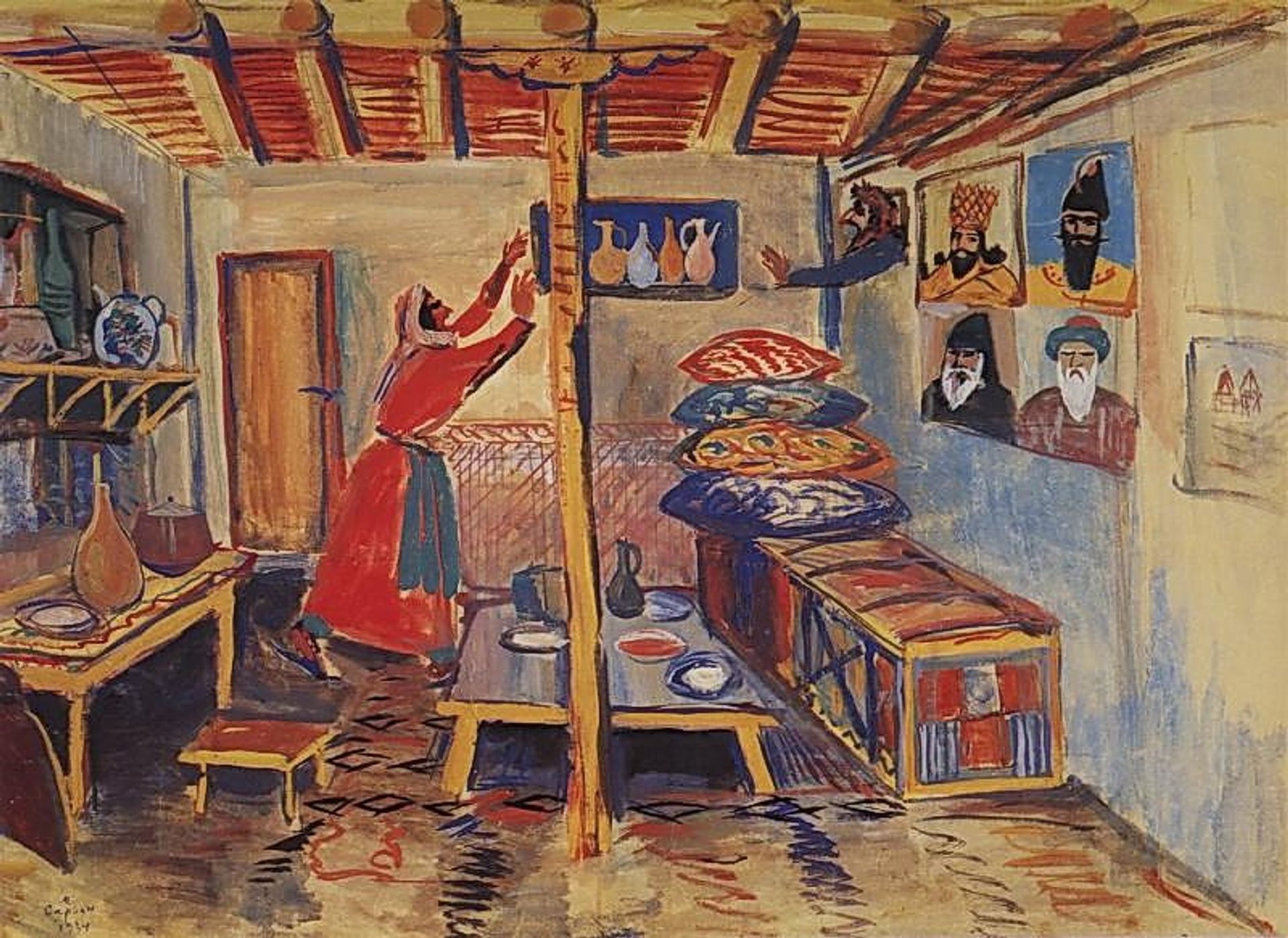 A room by Martiros Sarian