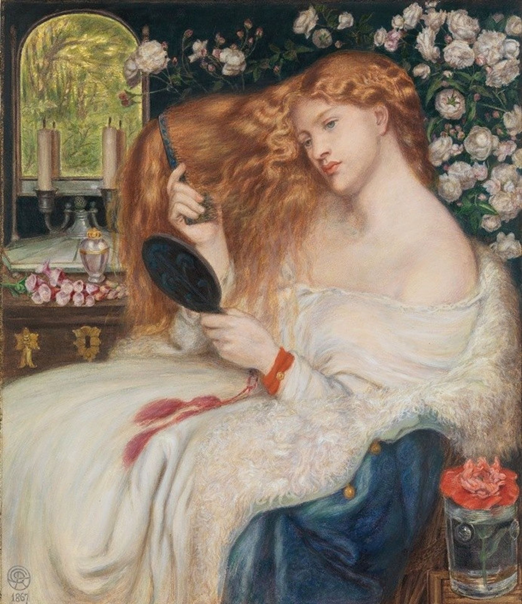 Lady Lilith by Dante Gabriel Rossetti