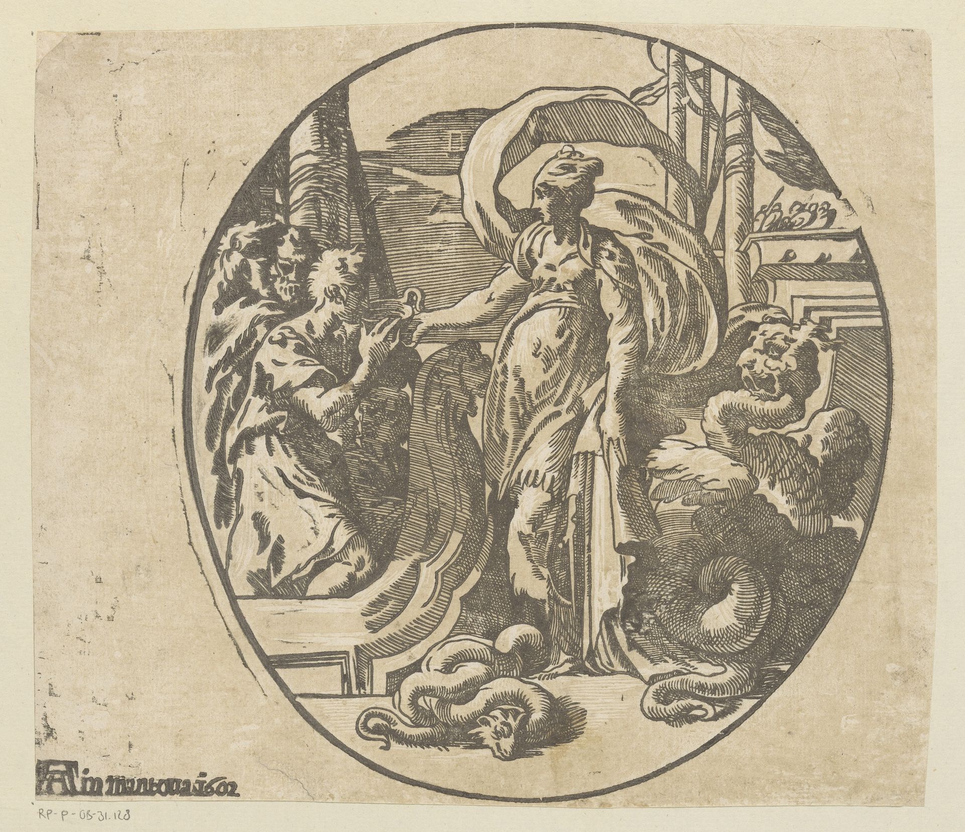 Odysseus op het eiland van Circe by Antonio da Trento