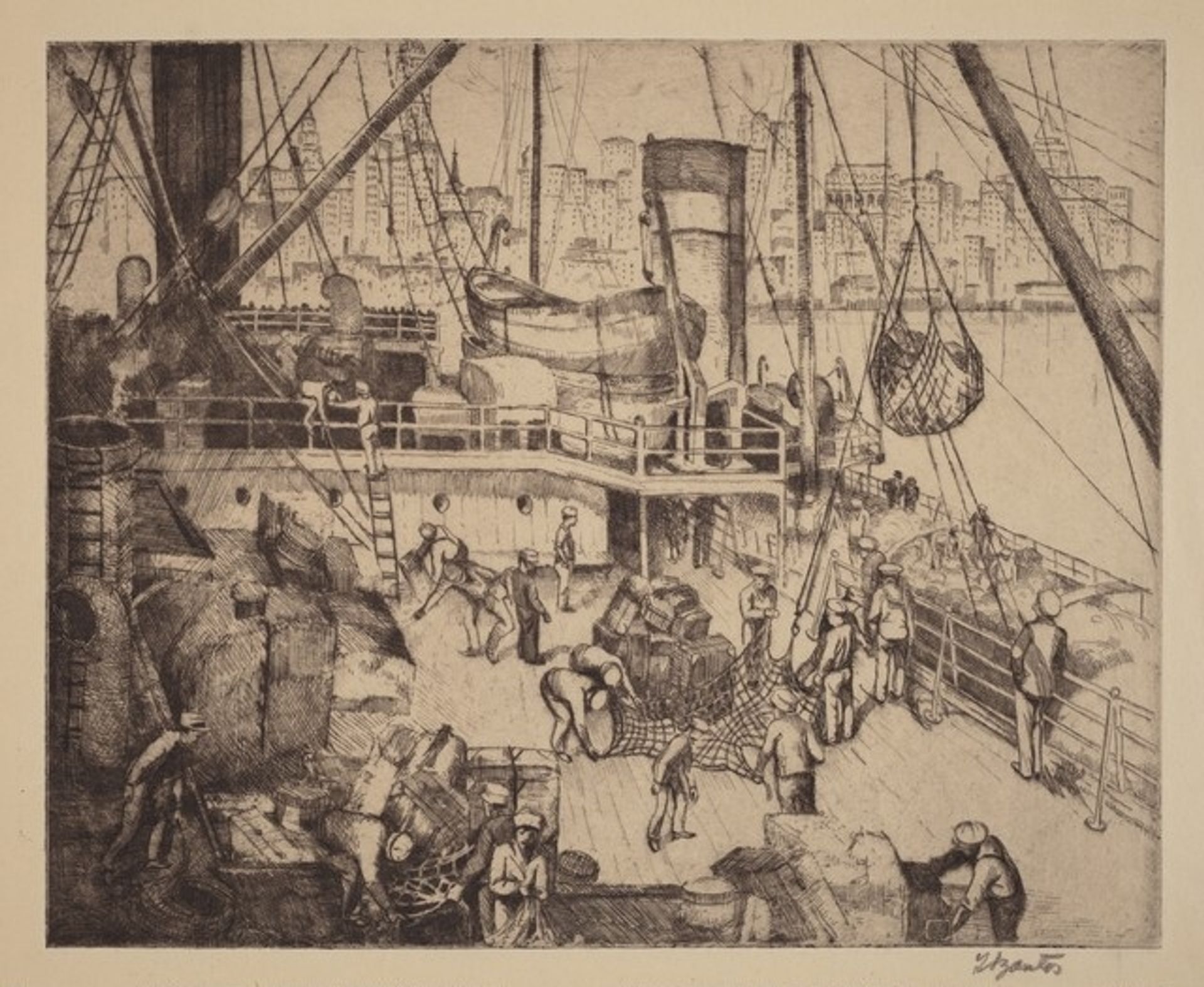 Untitled (Freighter) by Louis B. Szanto