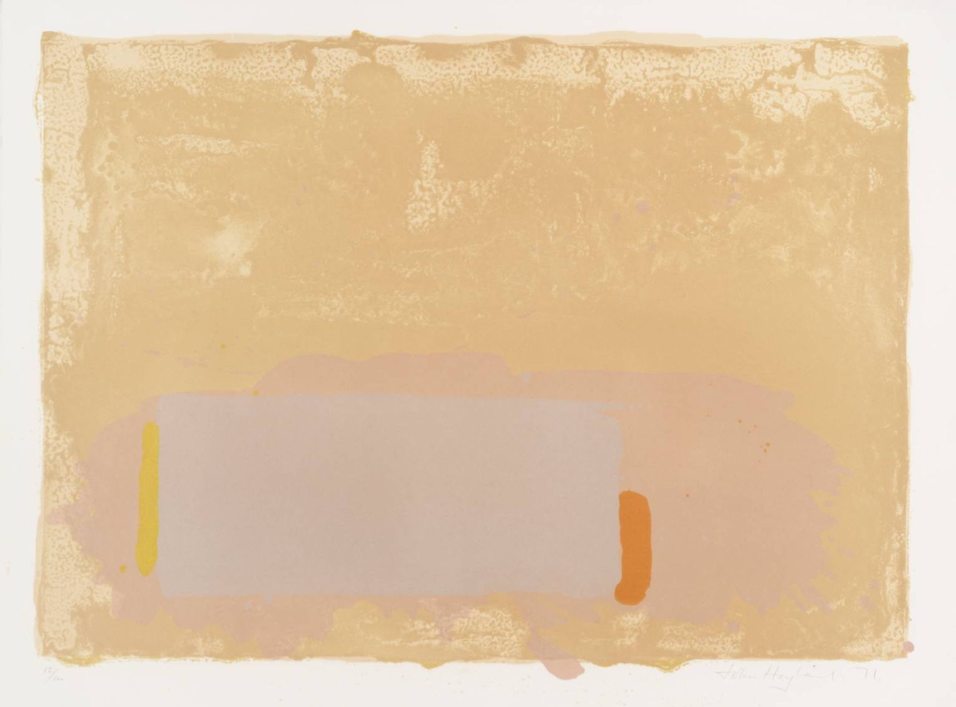 Brown-Beige-Pink by John Hoyland