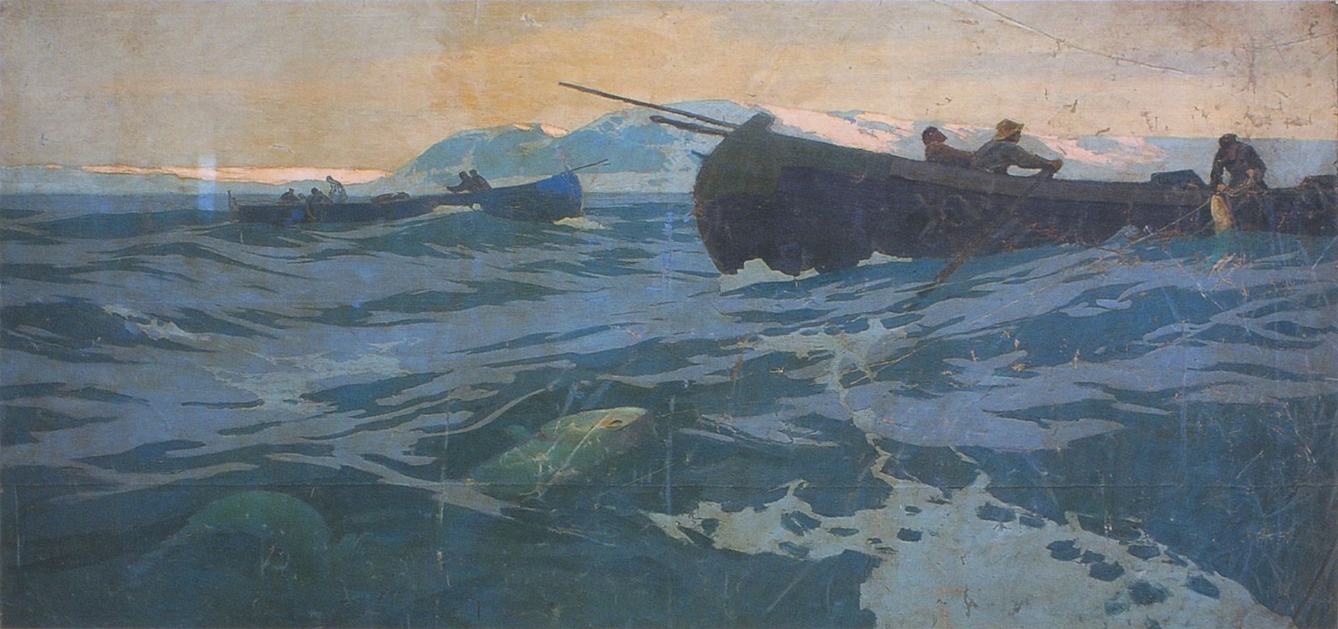 Fishing on the Murmansk Sea by Konstantin Alexeevich Korovin
