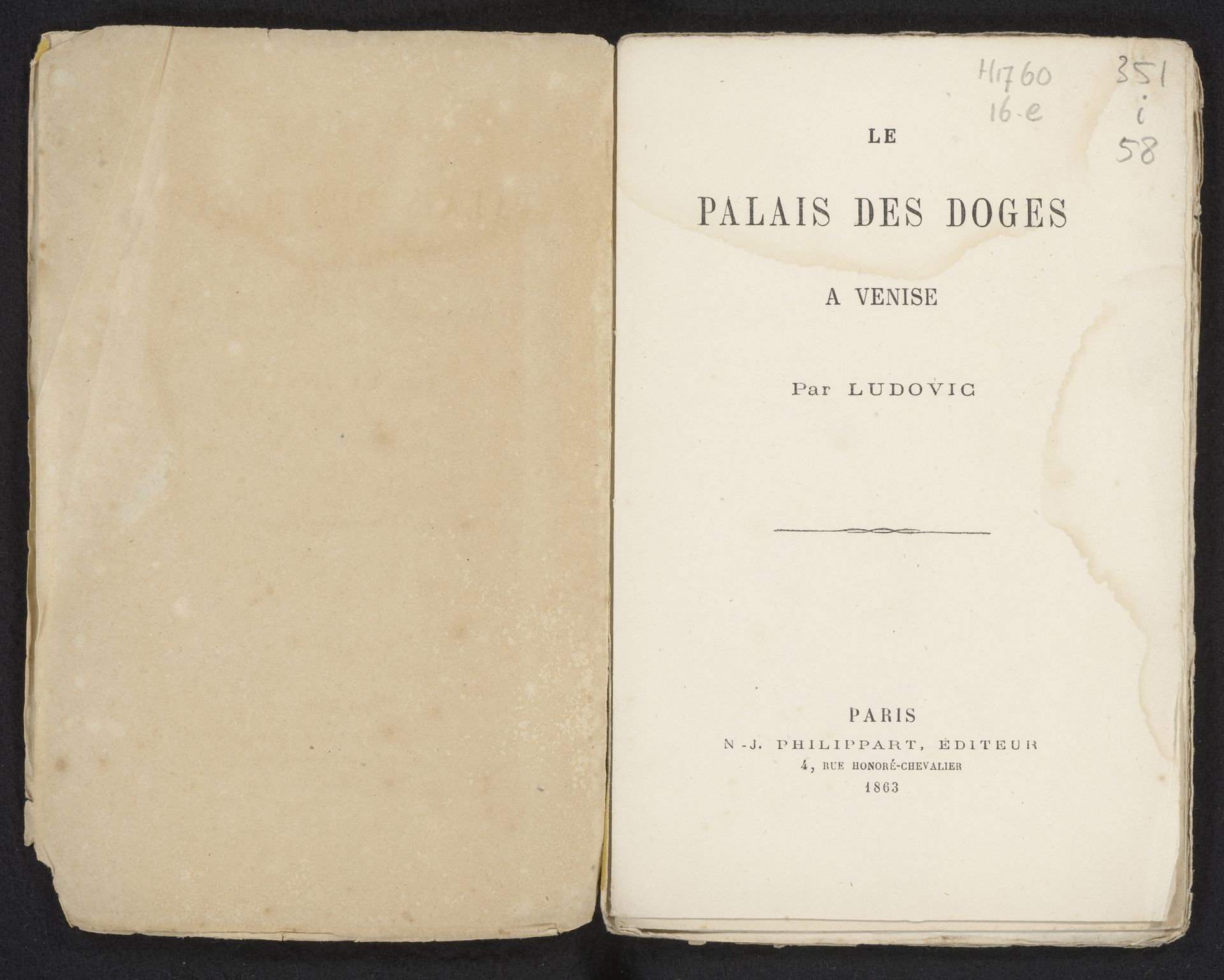 Le Palais des Doges à Venise by Auguste Jeunesse