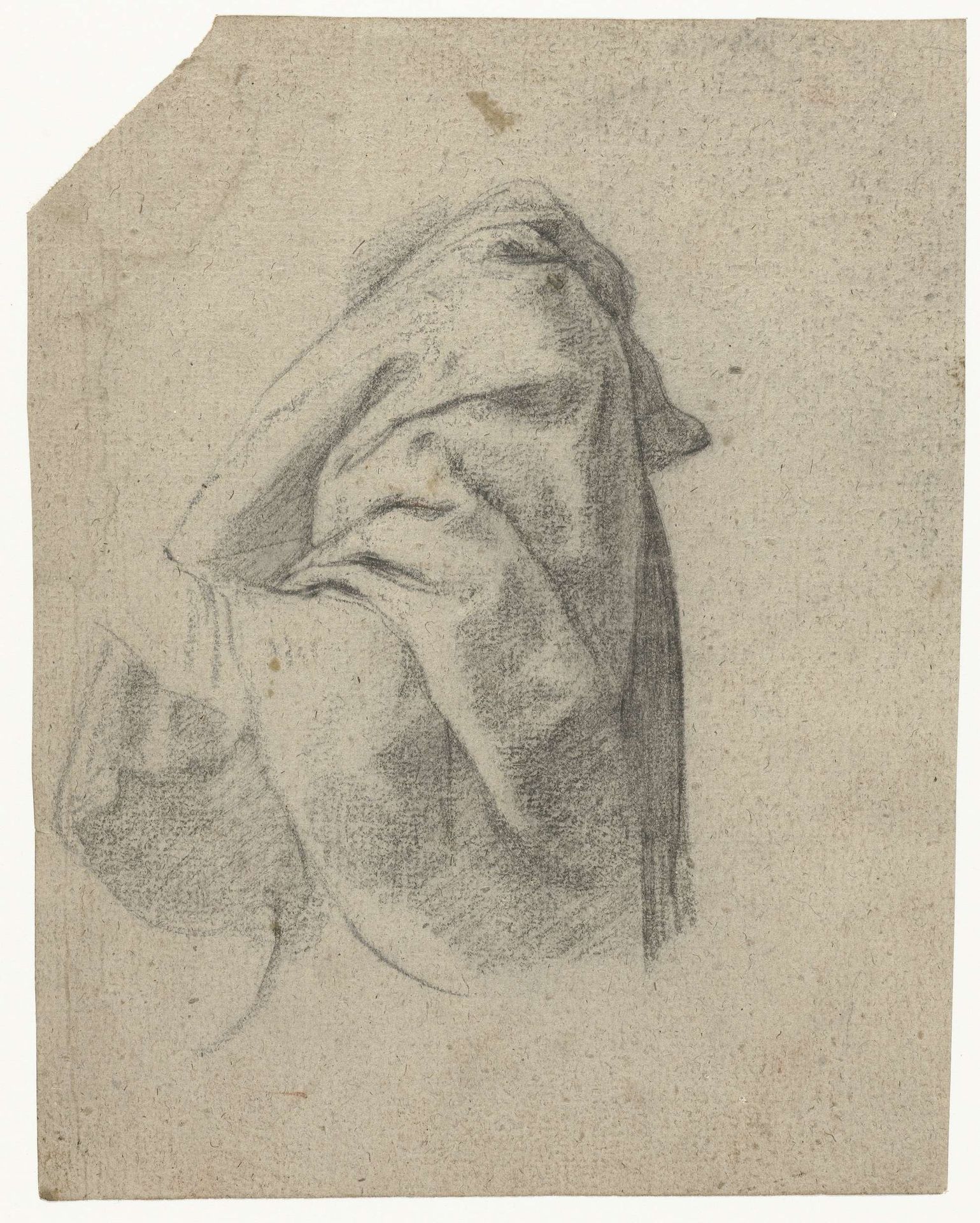 Gewaadstudie by Anthony van Dyck