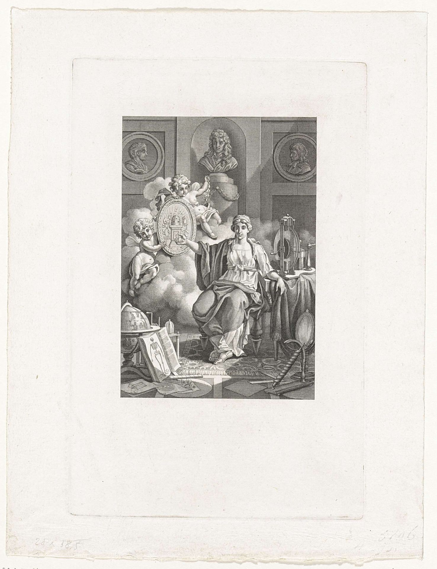 Natuurkunde in de Maatschappij Felix Meritis, 1789 by Noach van der (II) Meer