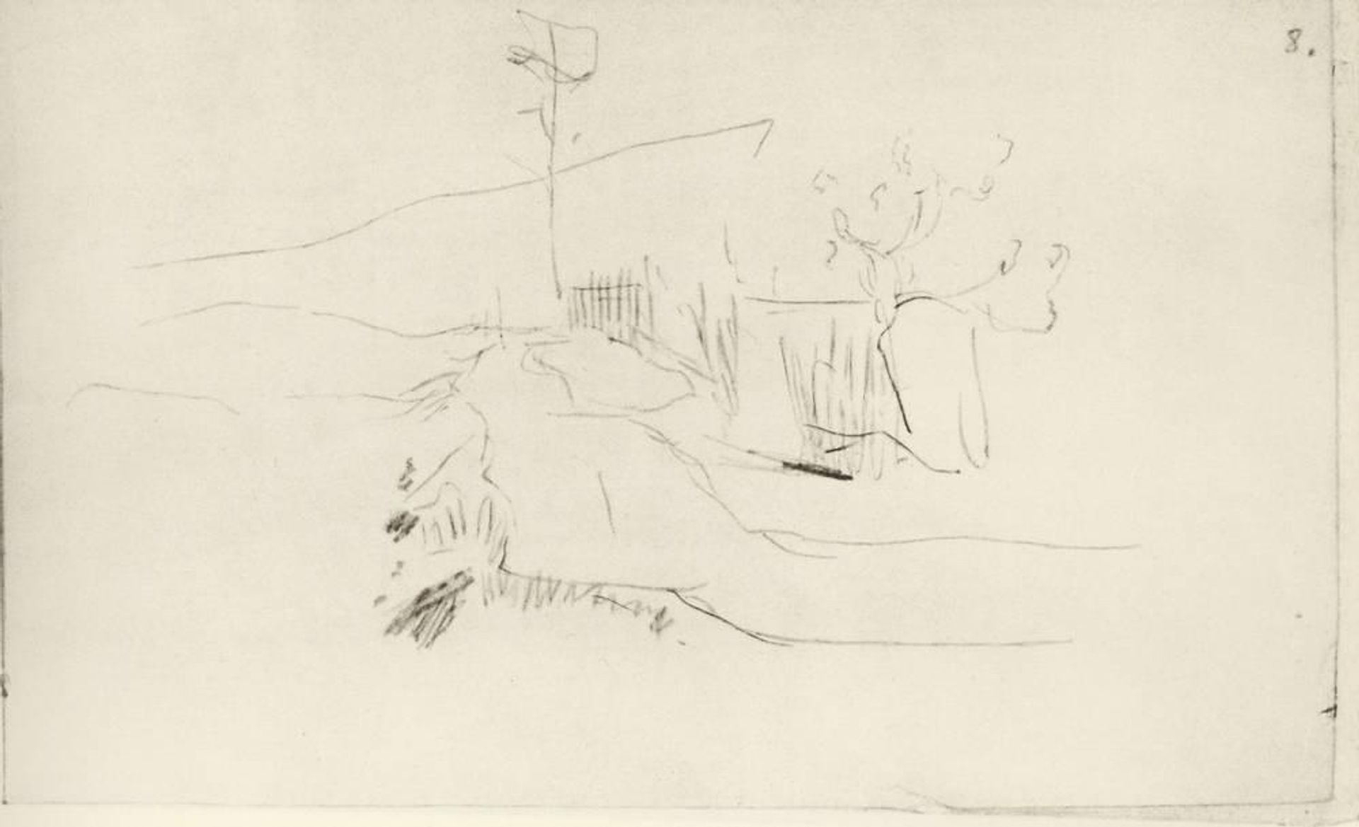 Landscape near Bordiguera by Isaac Levitan