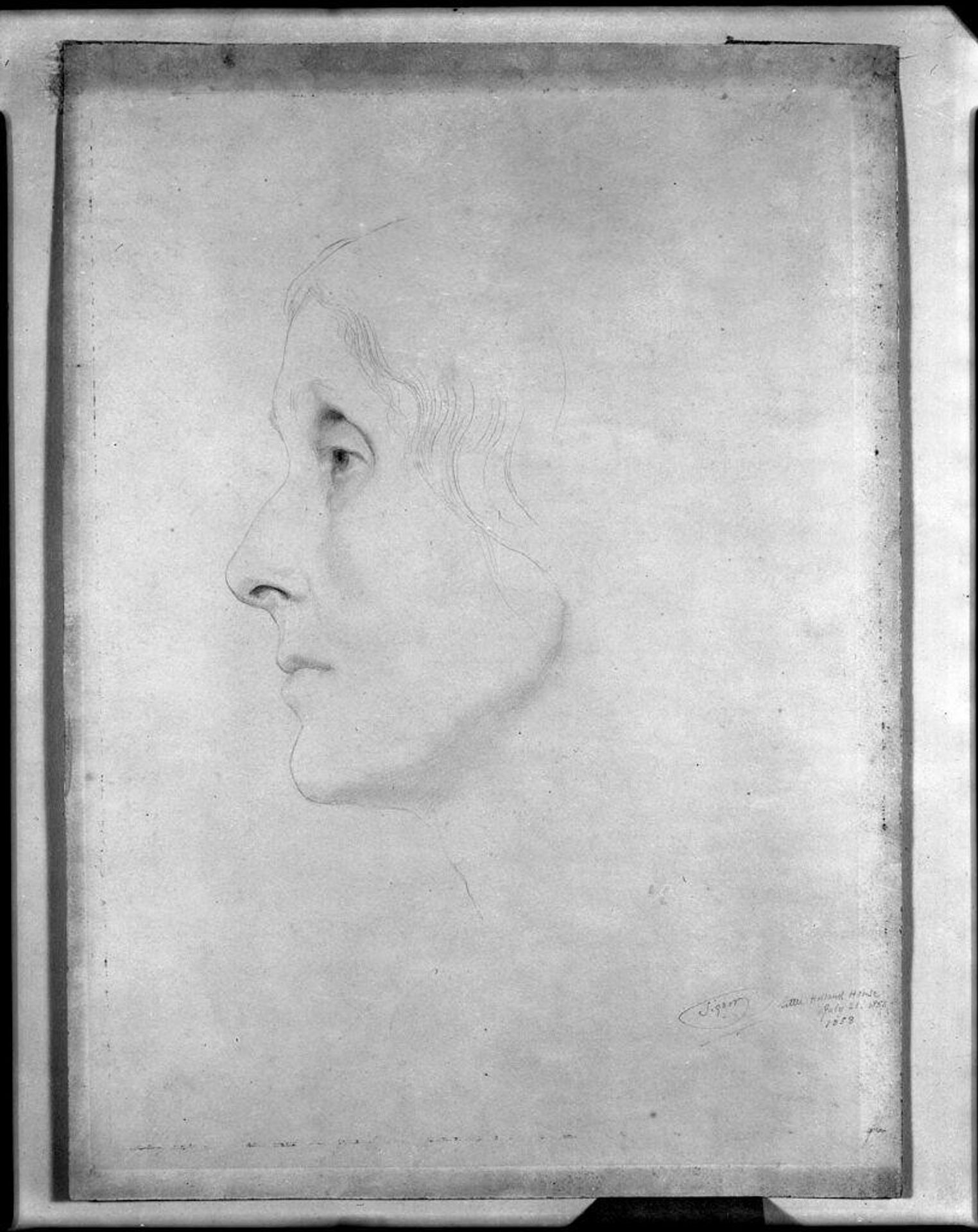 Portrait of Emily, Lady Tennyson by George Frederic Watts