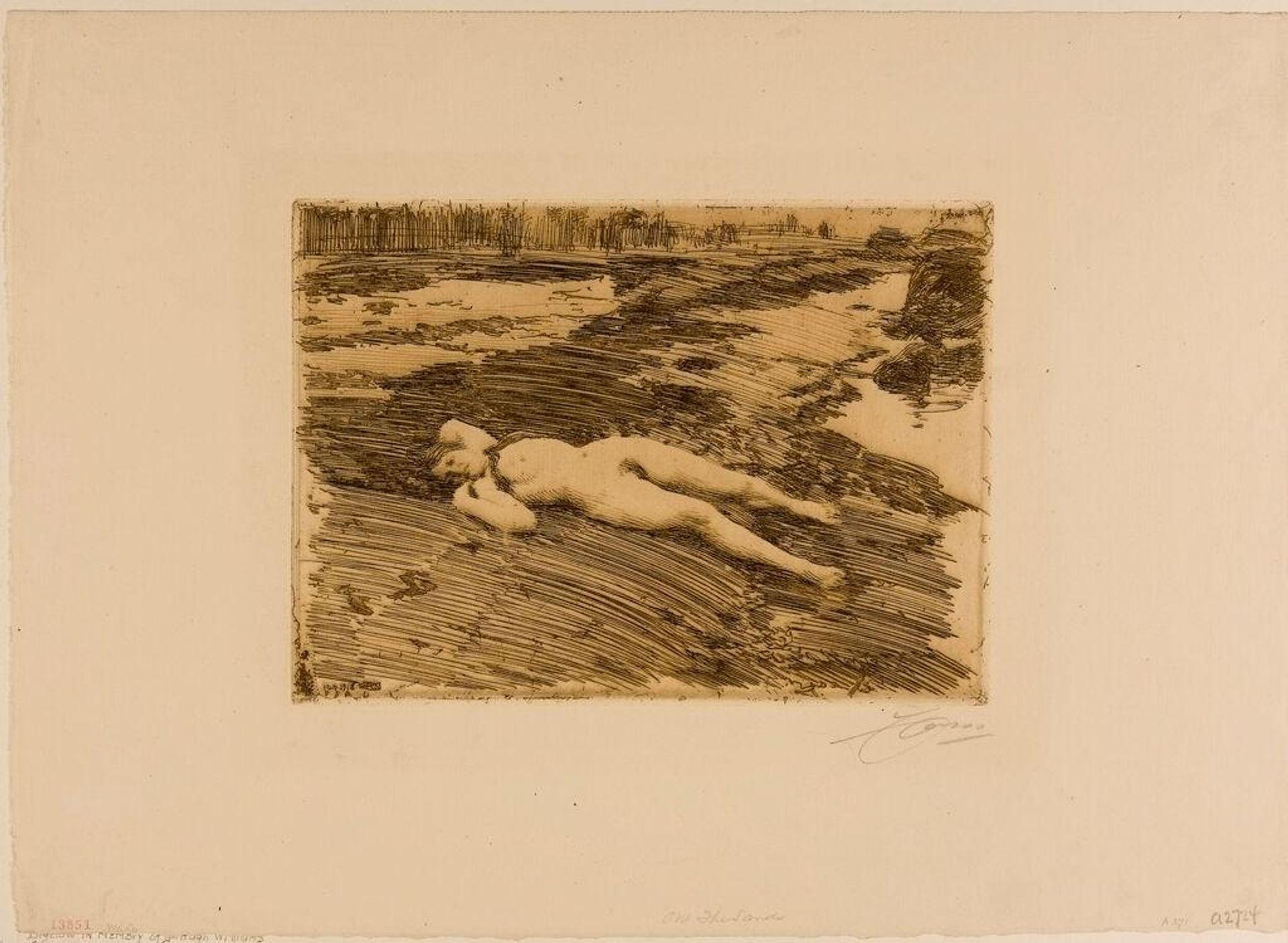 On the Sands by Anders Zorn