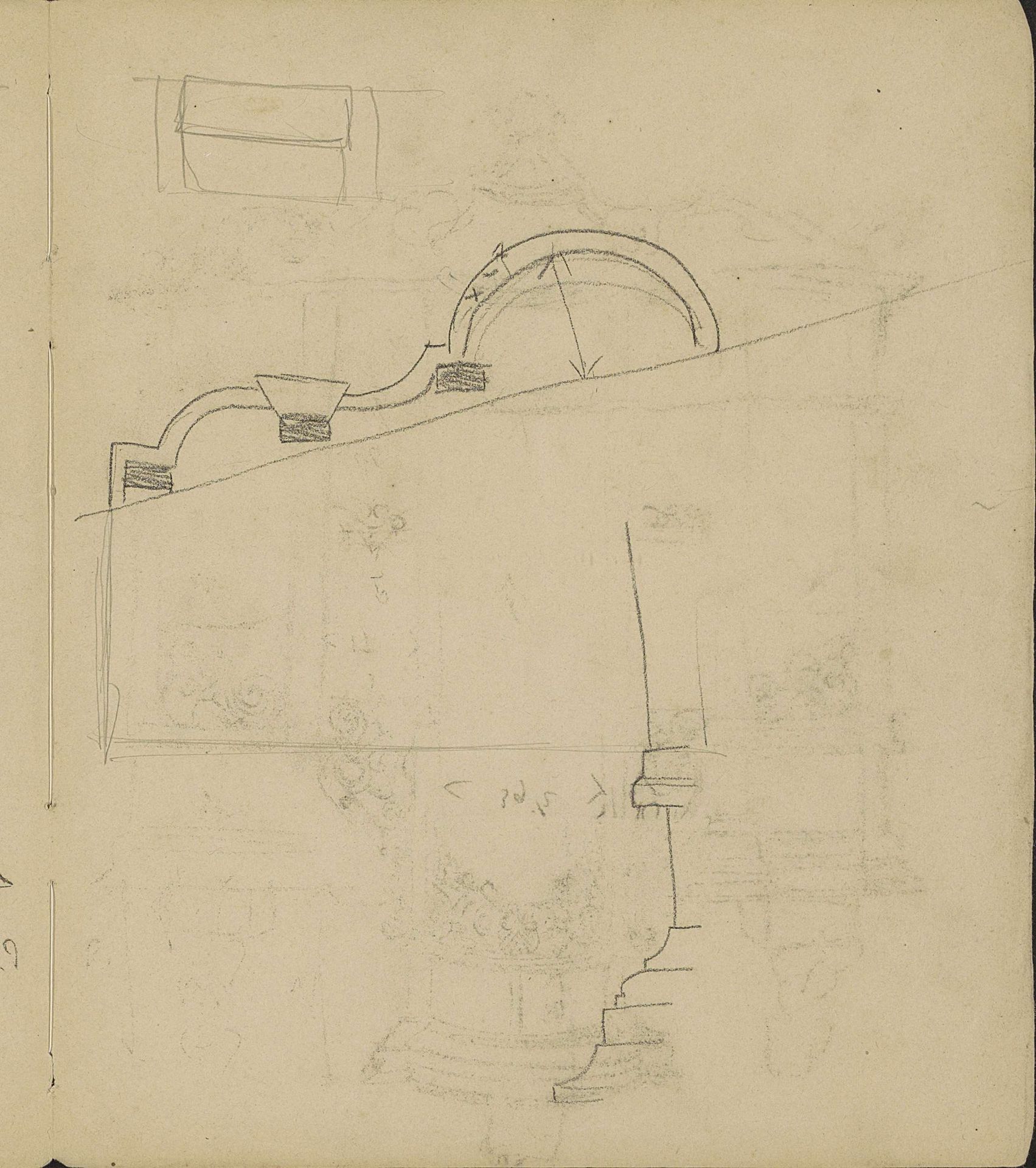 Architectuurstudies by Carel Adolph Lion Cachet