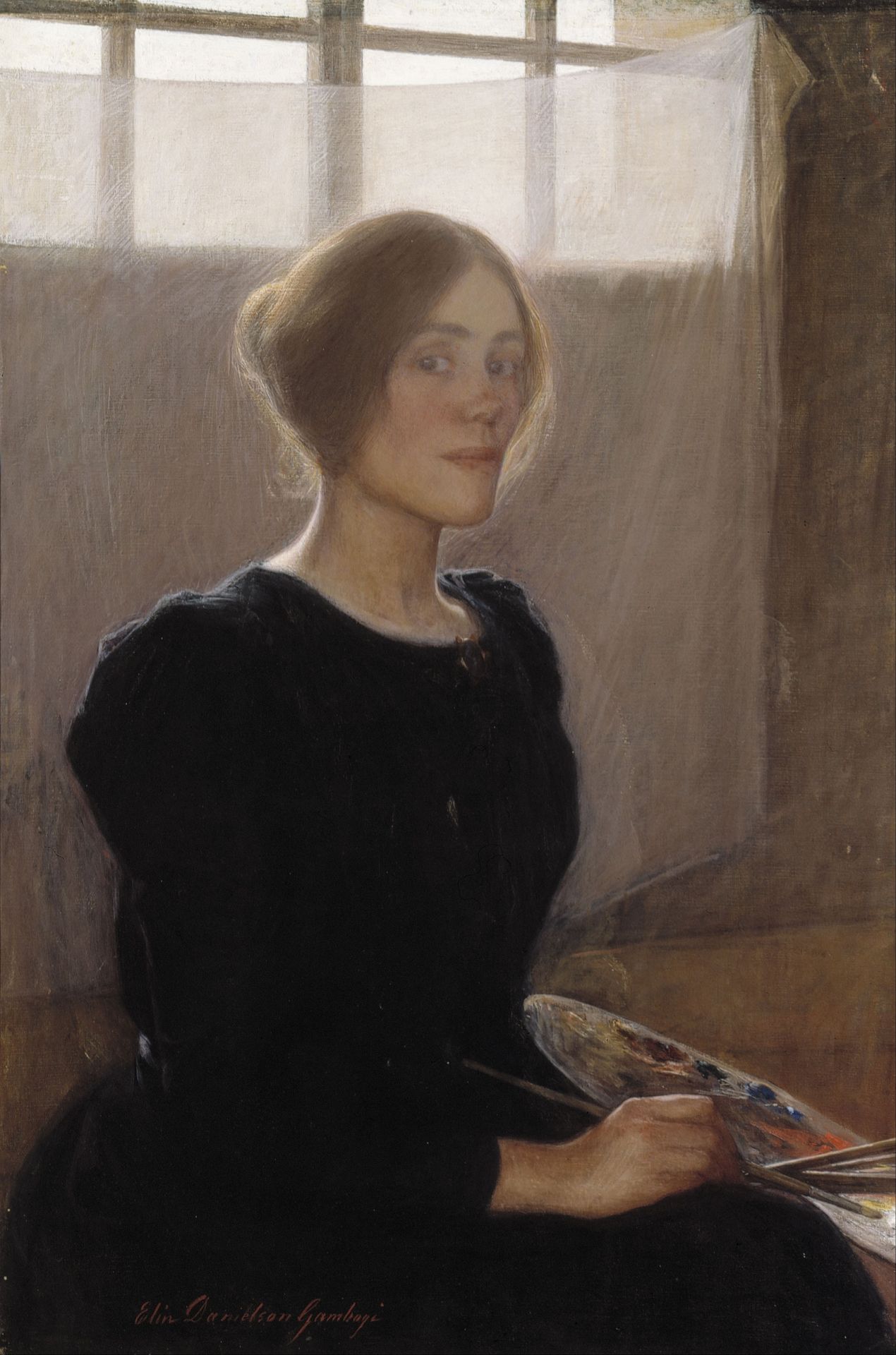 Self Portrait by Elin Danielson-Gambogi