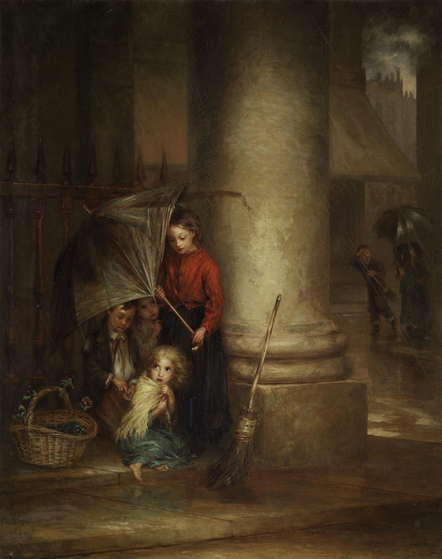 A Passing Cloud by Augustus Edwin Mulready