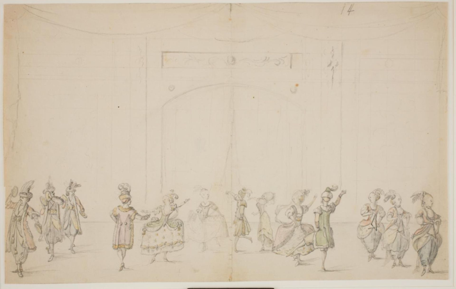 Turkish ballet divertissement, finale, Soliman II by Peter Cramer