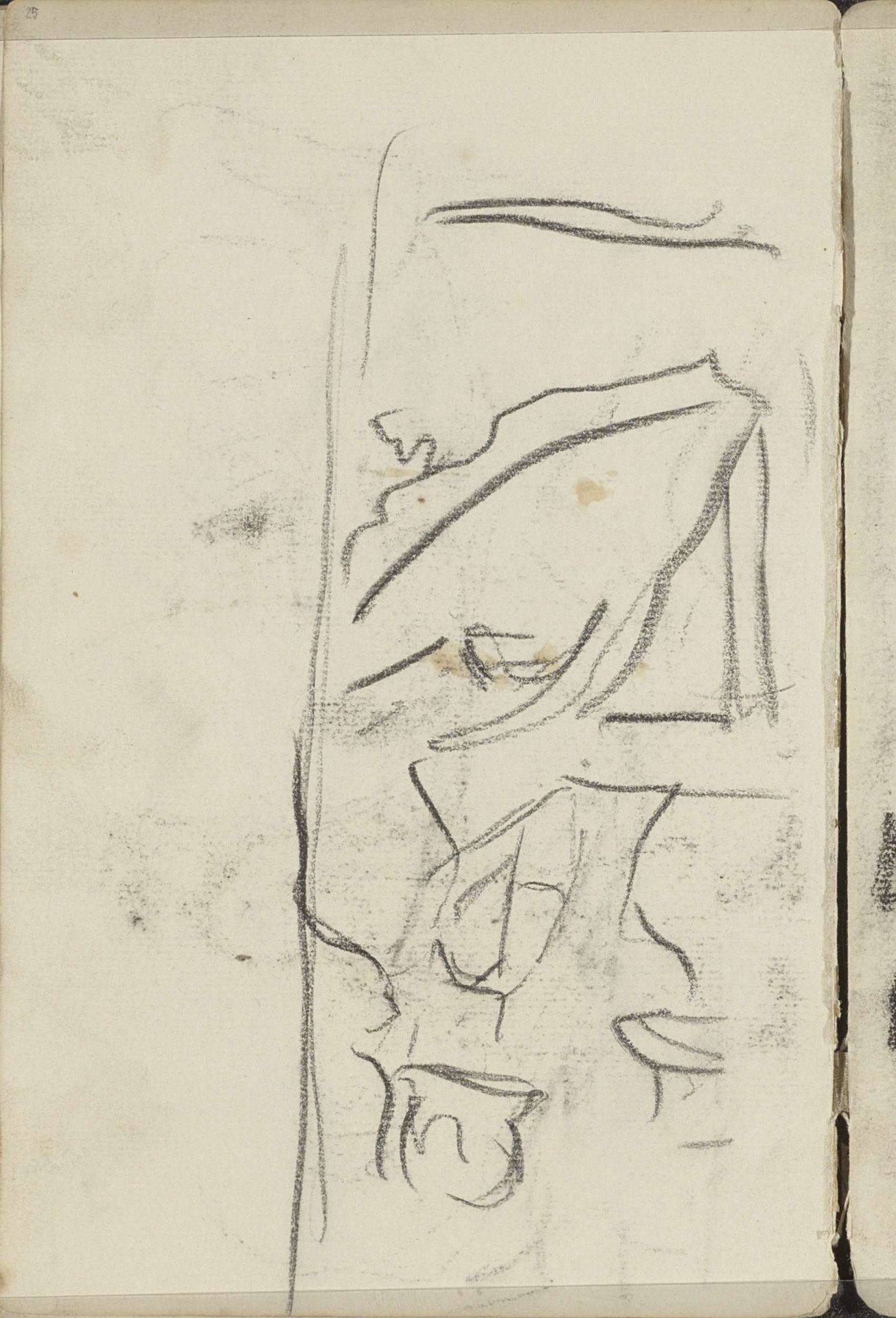 Zittende vrouw met hoed by George Hendrik Breitner