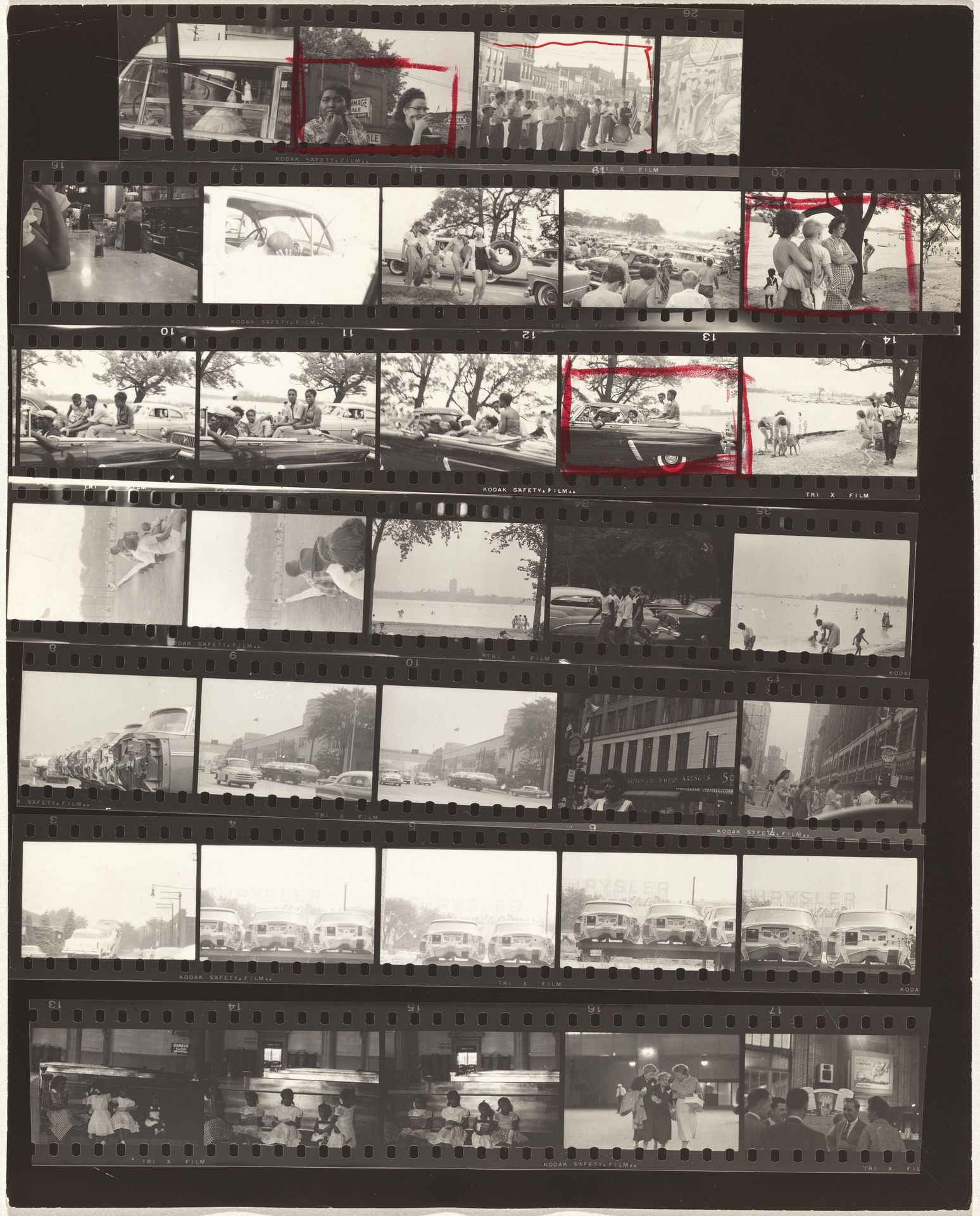 Guggenheim 61/Americans 73--Belle Isle by Robert Frank