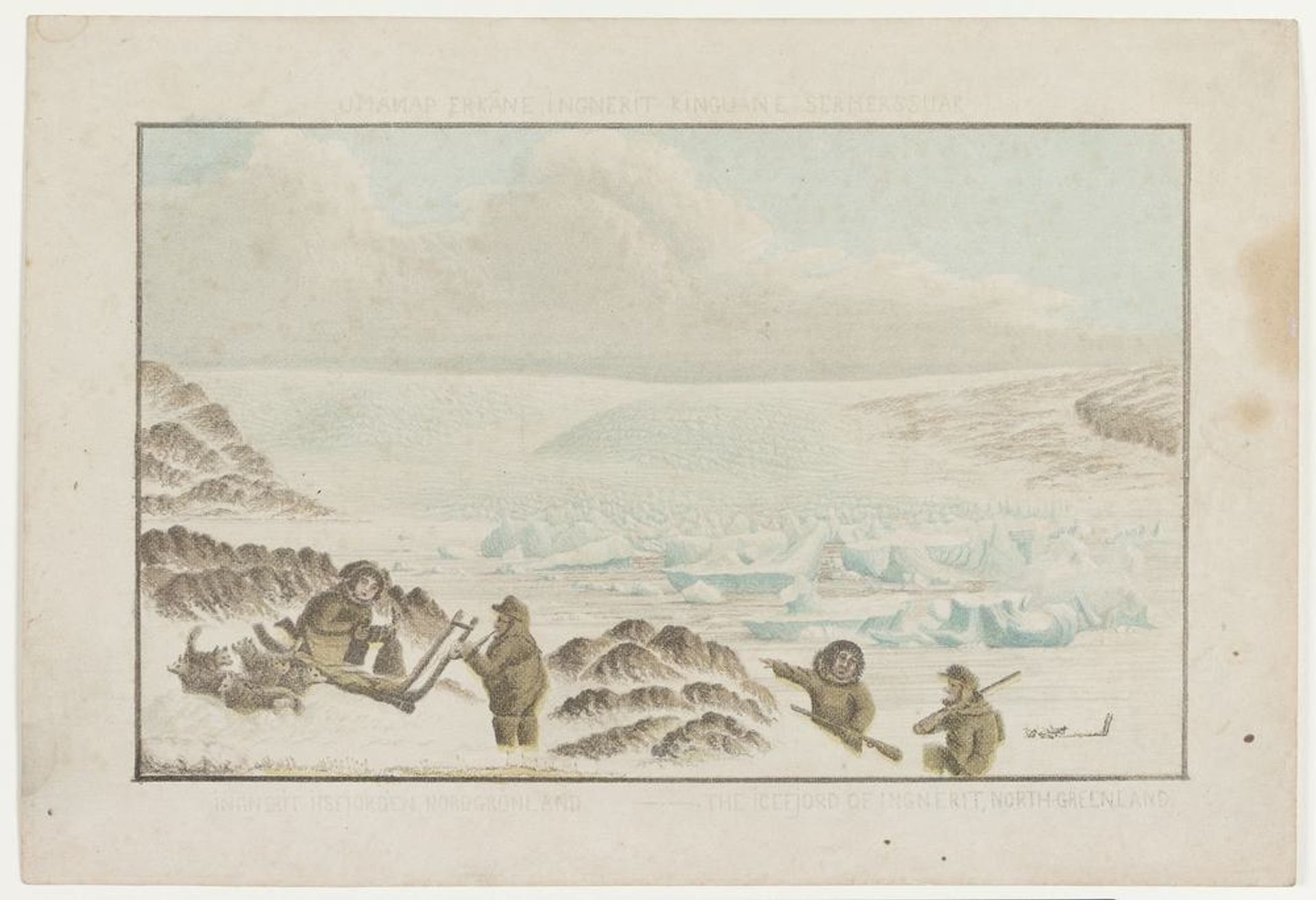 "Umánap erkâne, ingnerit kinguane sermerssuak. Ingnerit-iisfjorden, Nordgrønland" by Lars Møller
