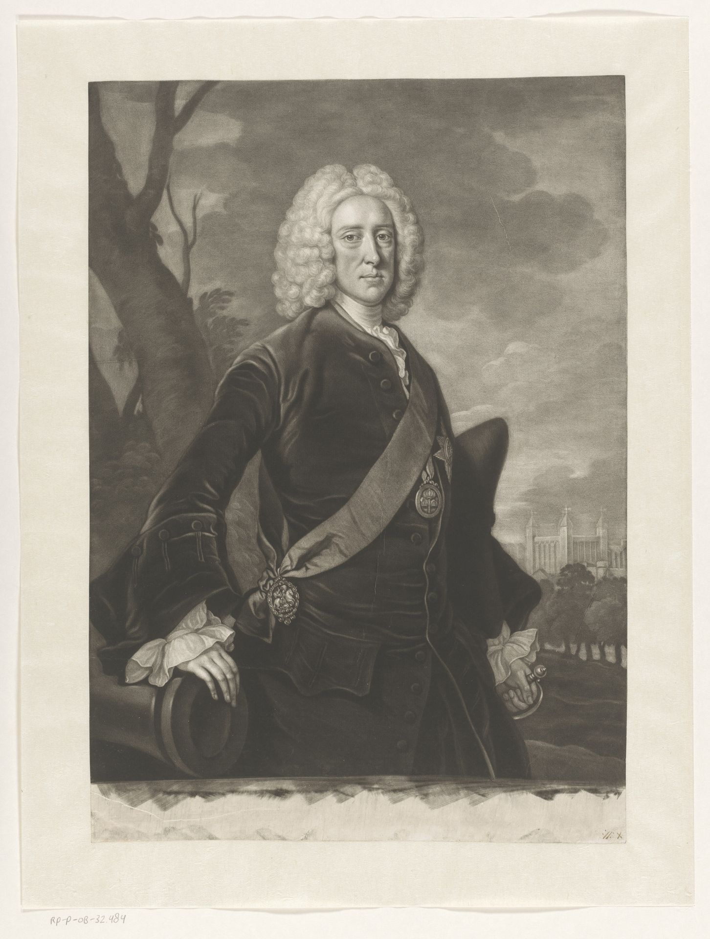 Portret van John Montagu by James McArdell