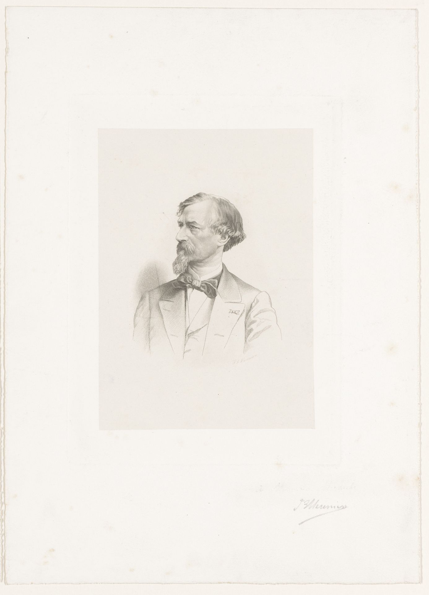 Portret van een onbekende man by Jean-Baptiste Meunier