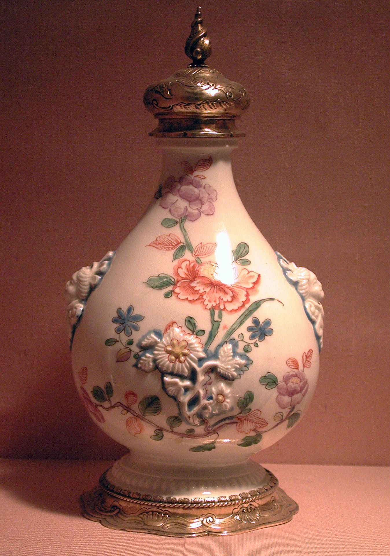 Pilgrim bottle with cover by Vienna