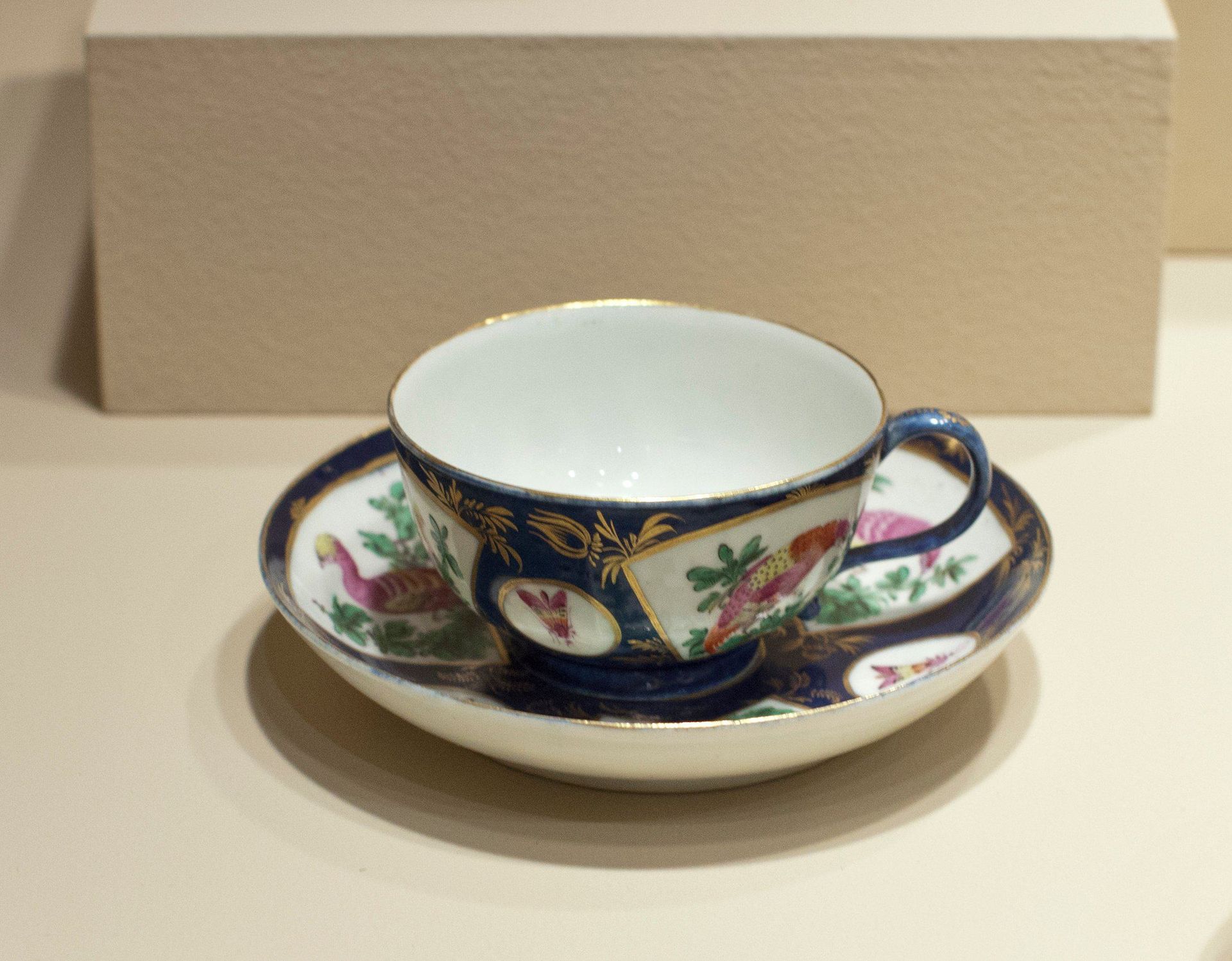 Tea Cup and Saucer by Worcester Porcelain Works (a.k.a. Royal Worcester Porcelain Company)