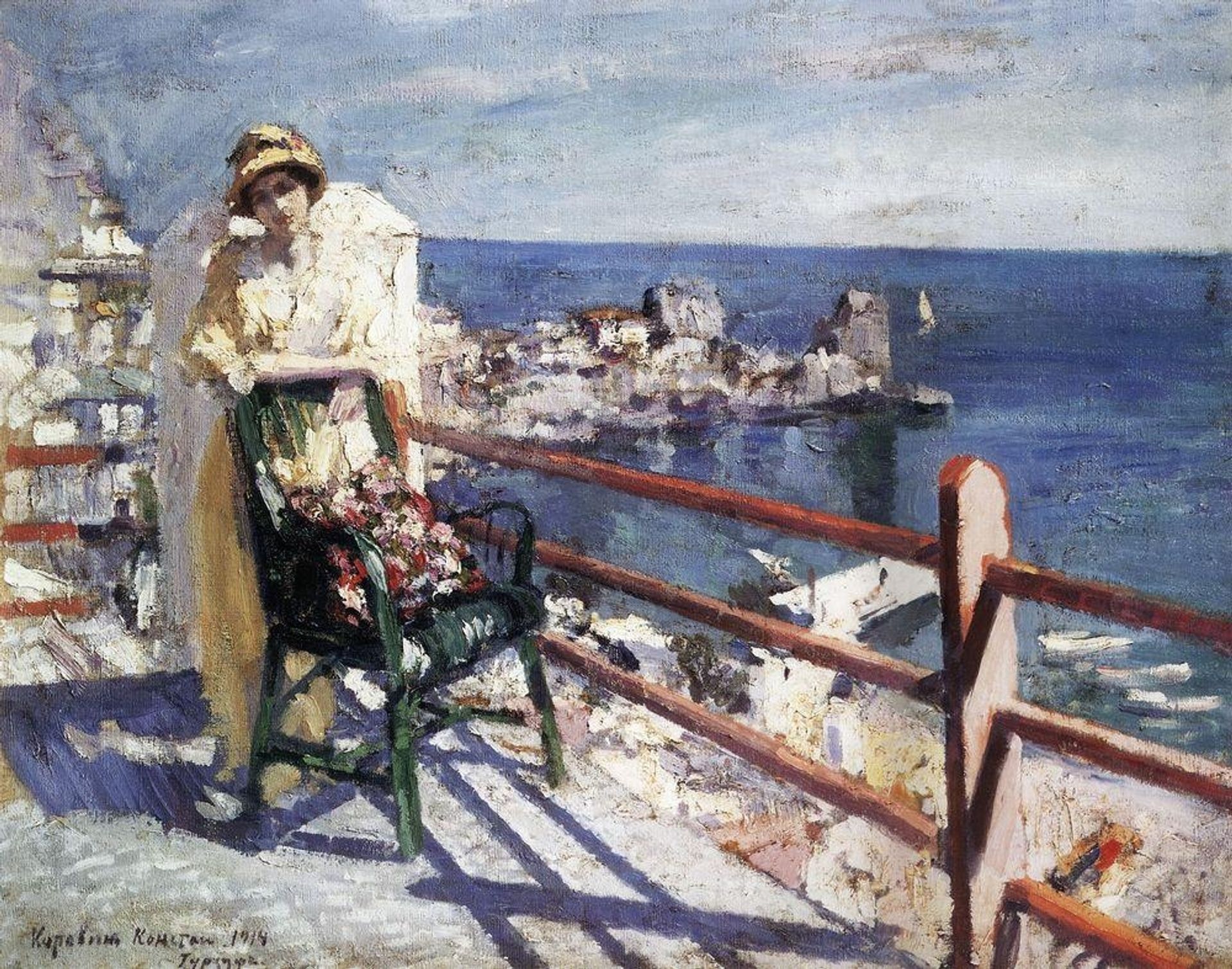 Gursuf by Konstantin Alexeevich Korovin