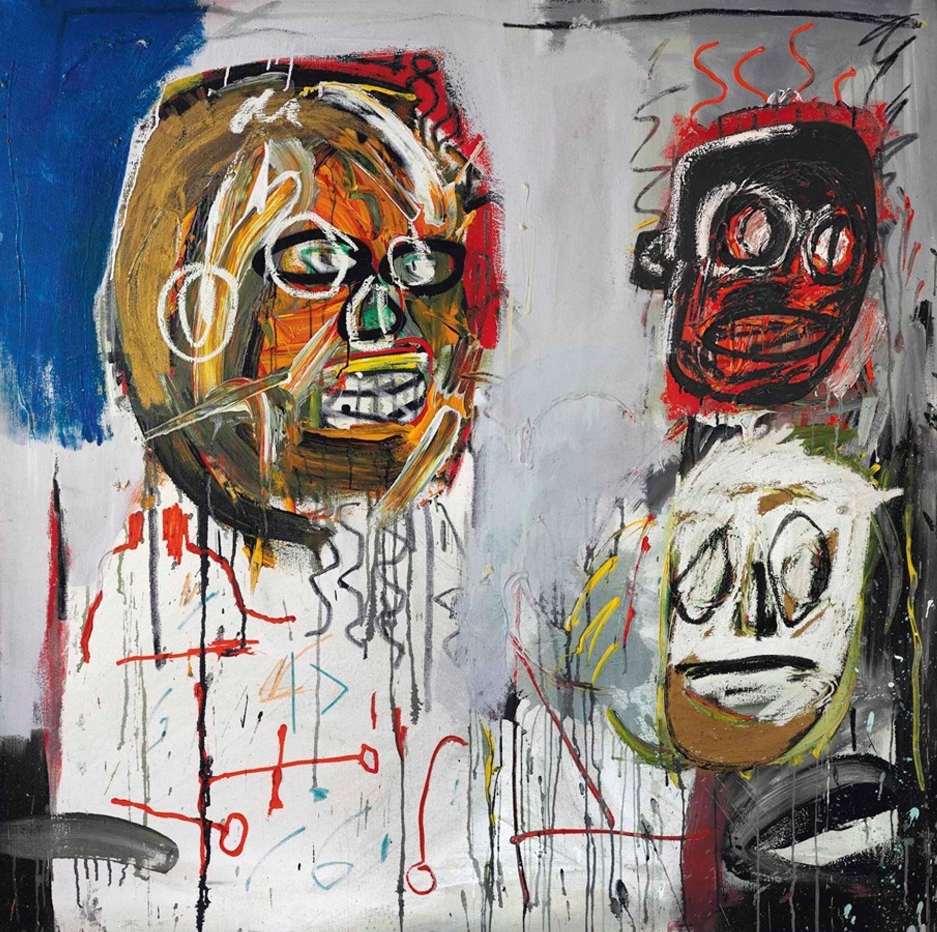 Three Delegates by Jean-Michel Basquiat
