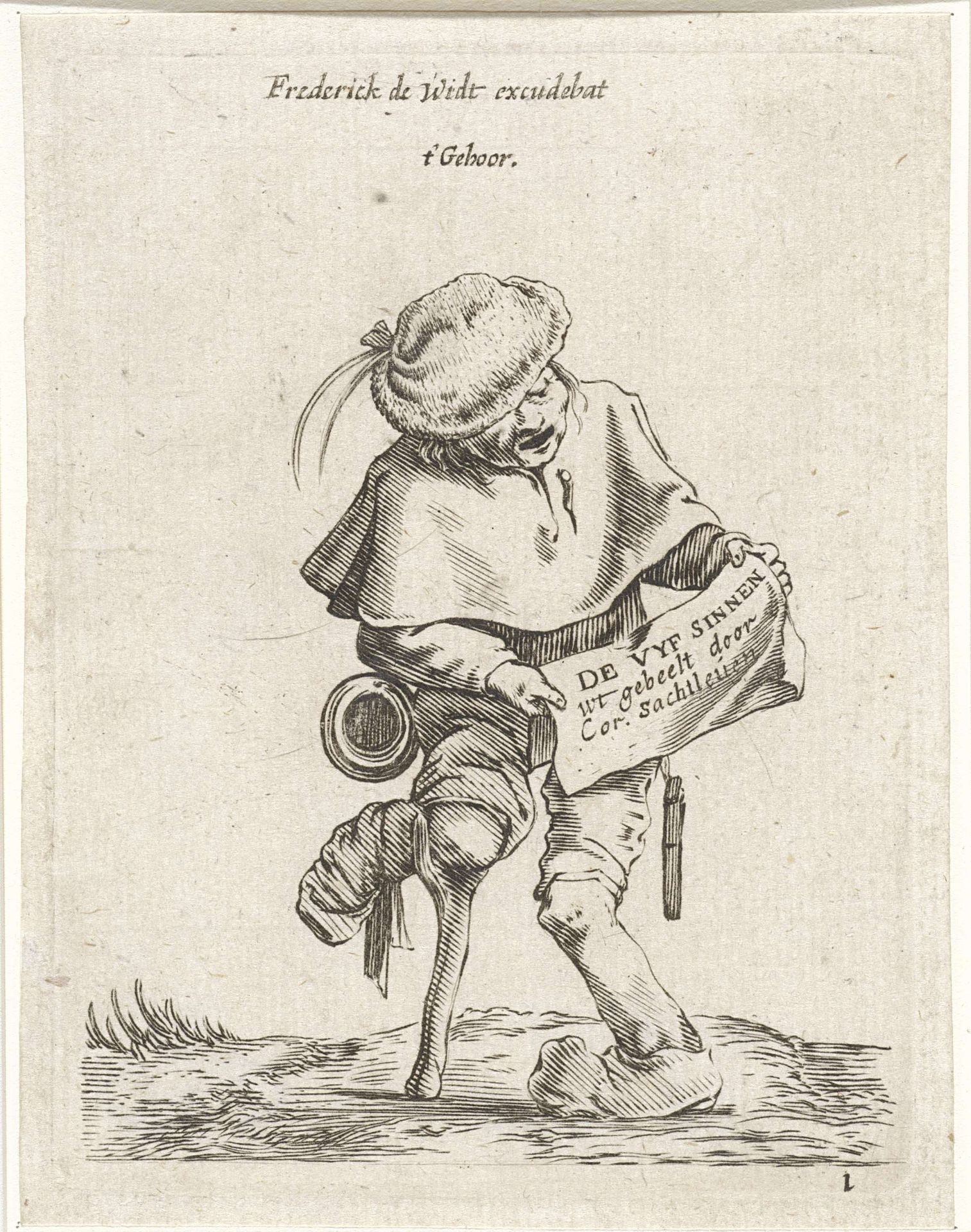 Manke man by Cornelis Saftleven