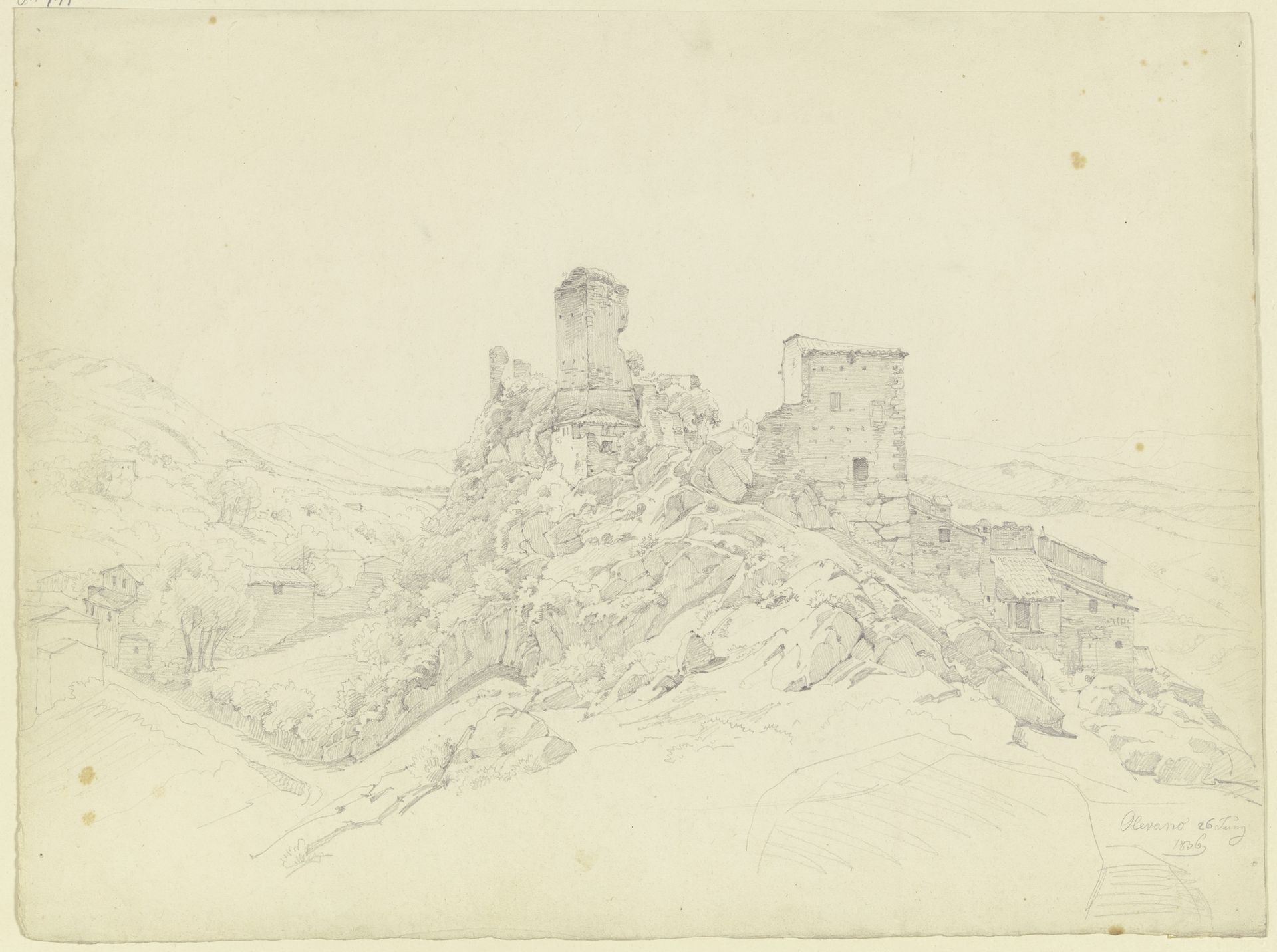 Olevano by Carl Morgenstern