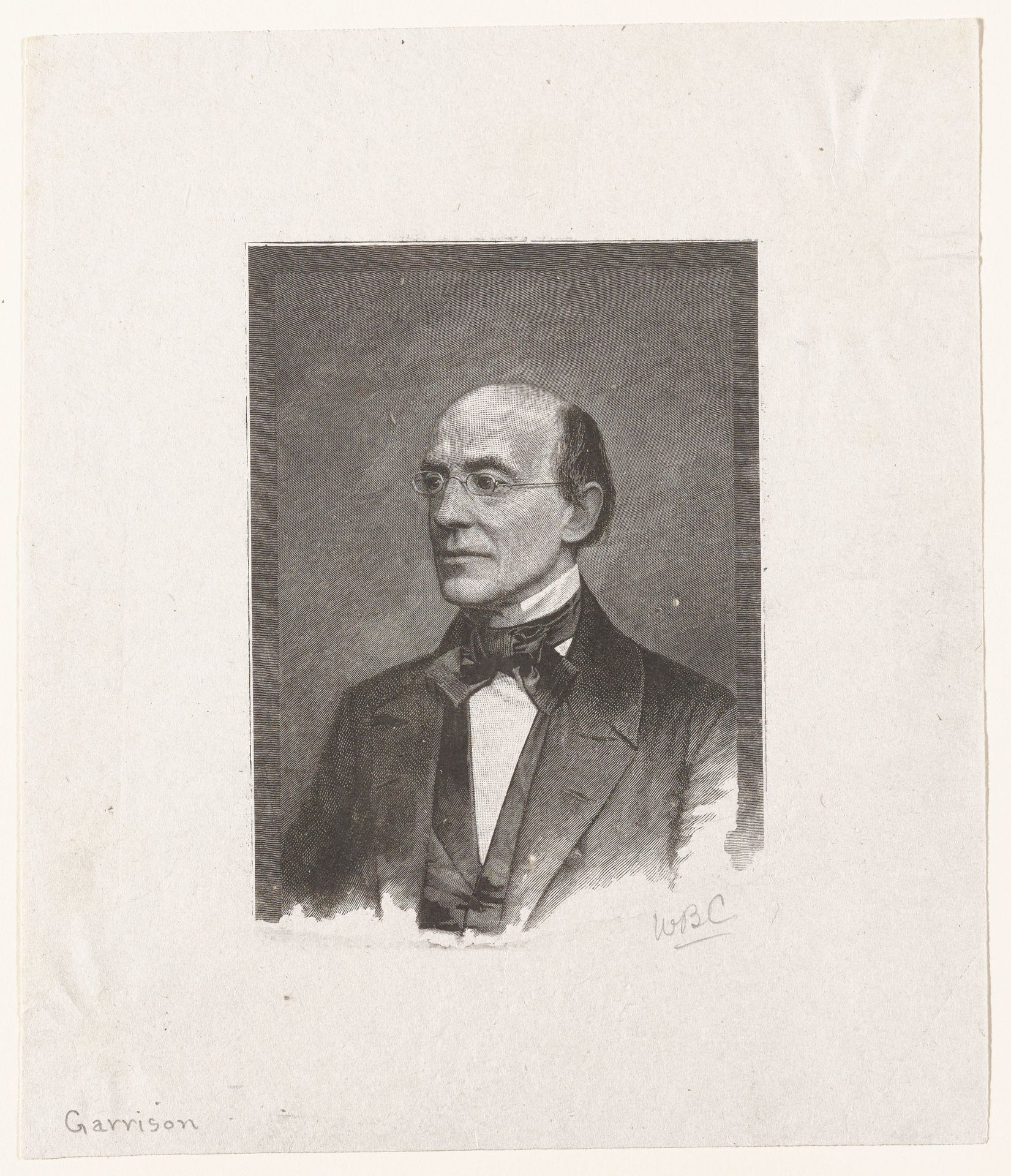 Portrait of Wm. Lloyd Garrison by William B. Closson