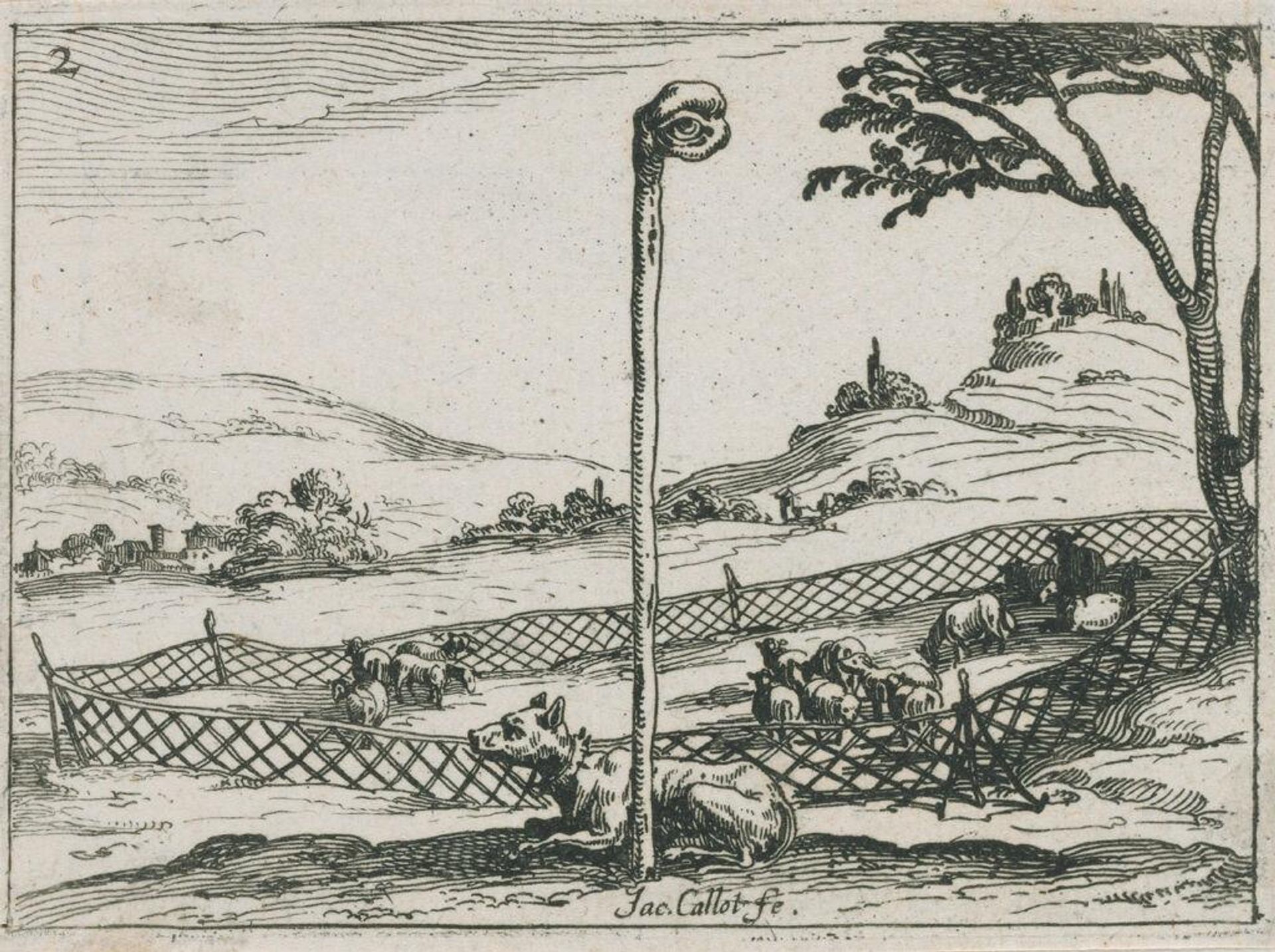 Watchful Eye by Jacques Callot