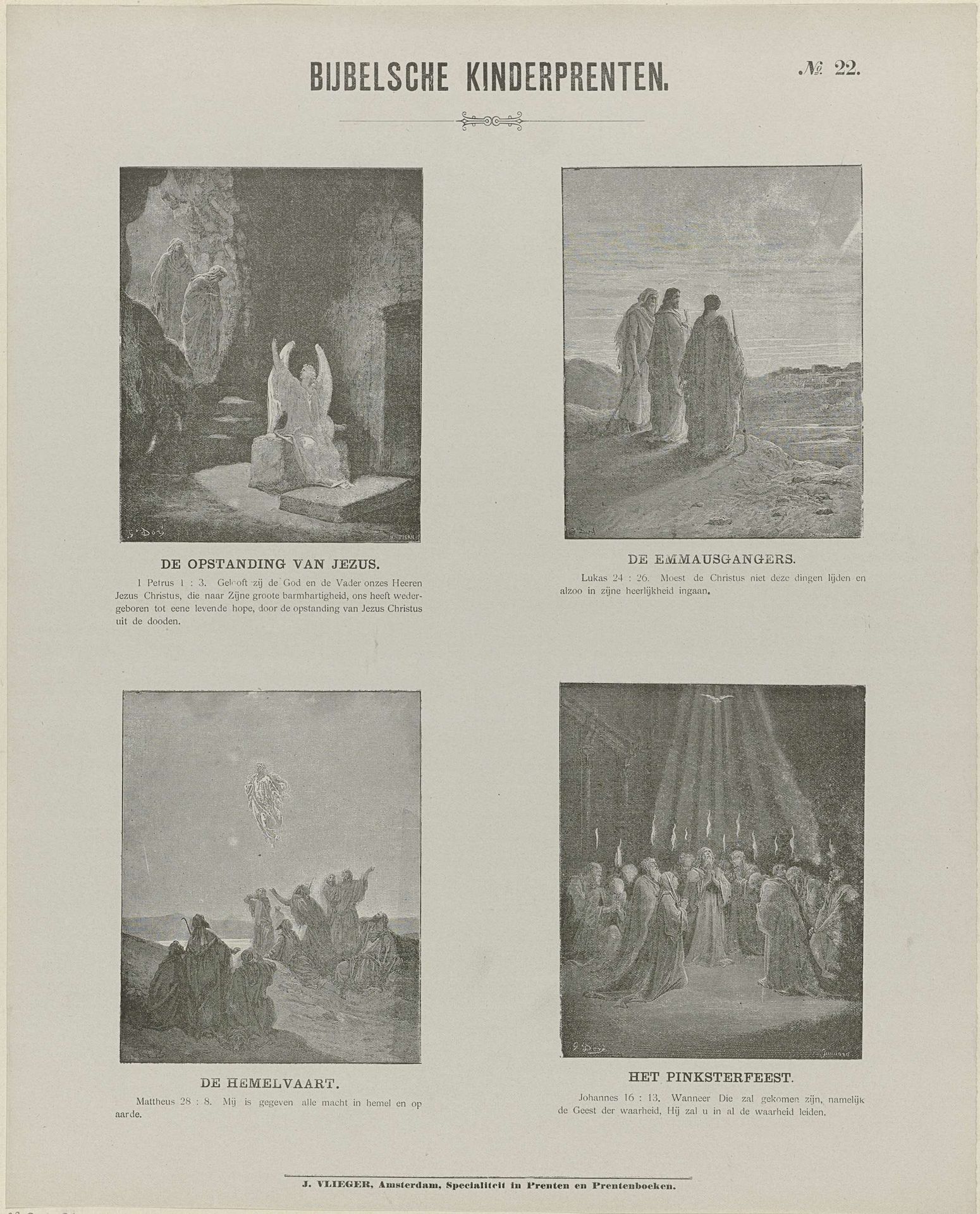 Bijbelsche kinderprenten by Héliodore Joseph Pisan