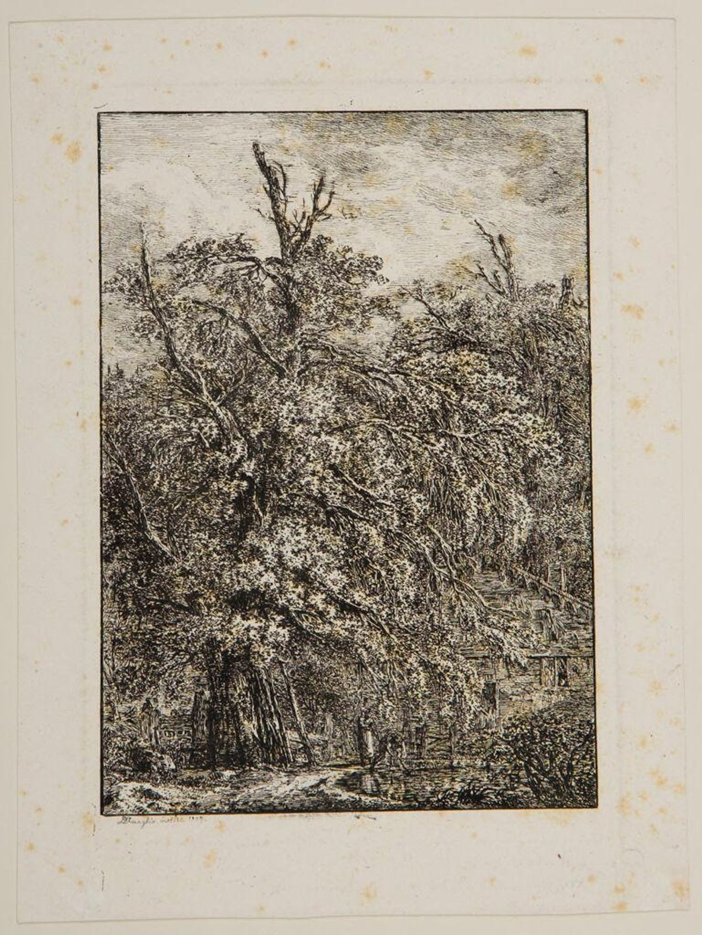 House under the Trees by Domenico Quaglio