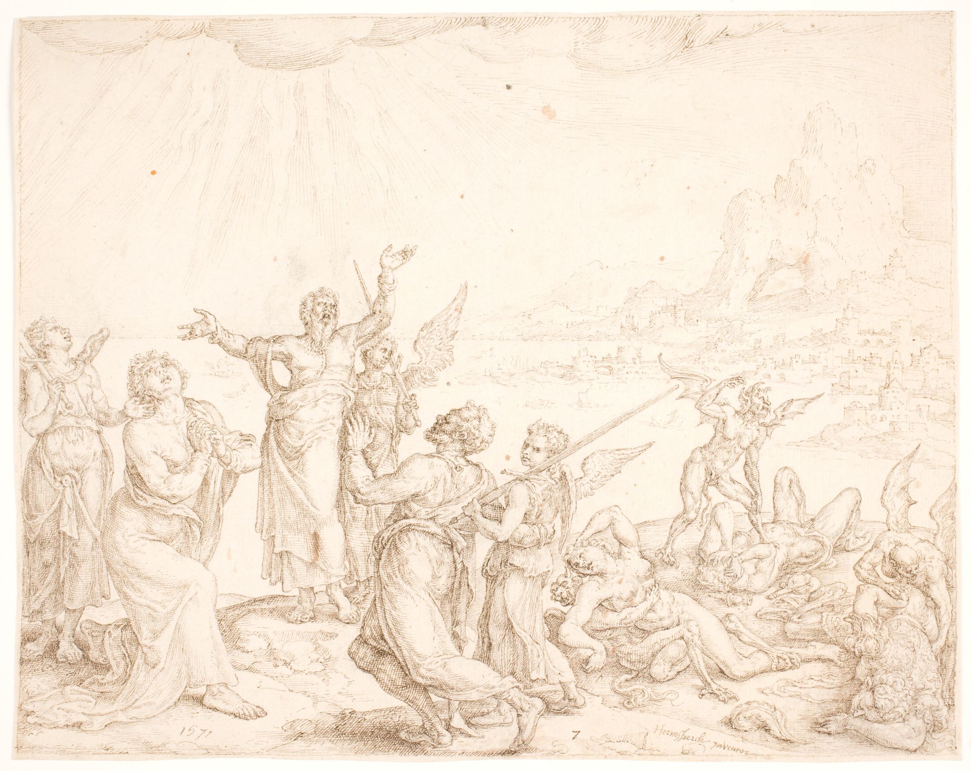 Sed libera nos (men fri os) by Maarten van Heemskerck
