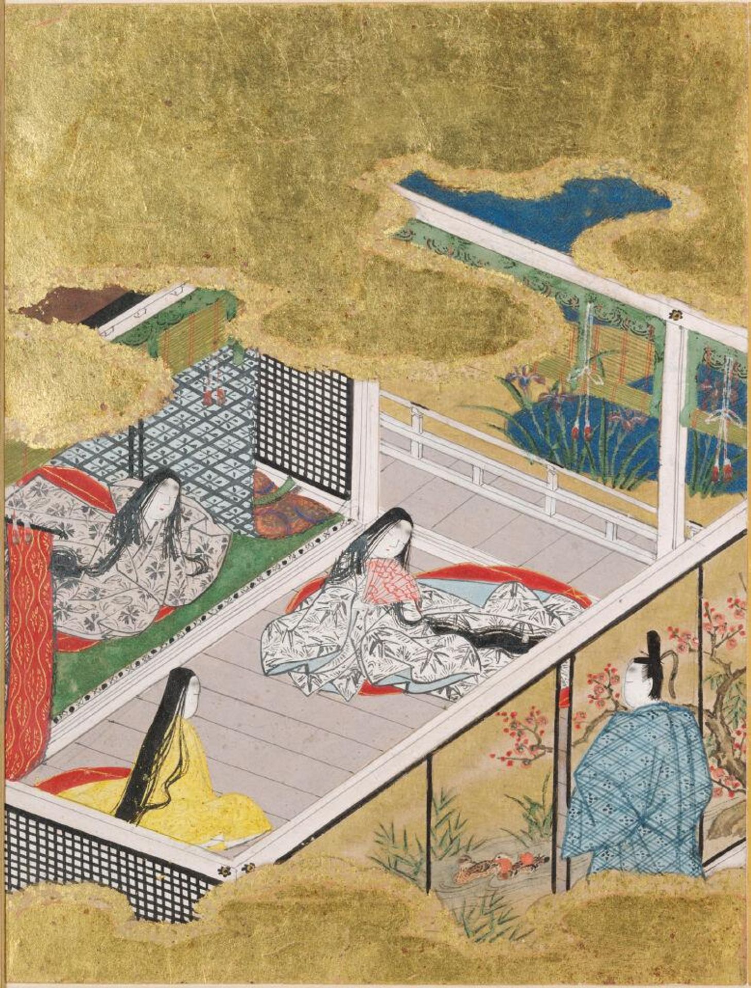 The Mayfly (KagerÅ), Illustration to Chapter 52 of the Tale of Genji (Genji monogatari) by Anonymous