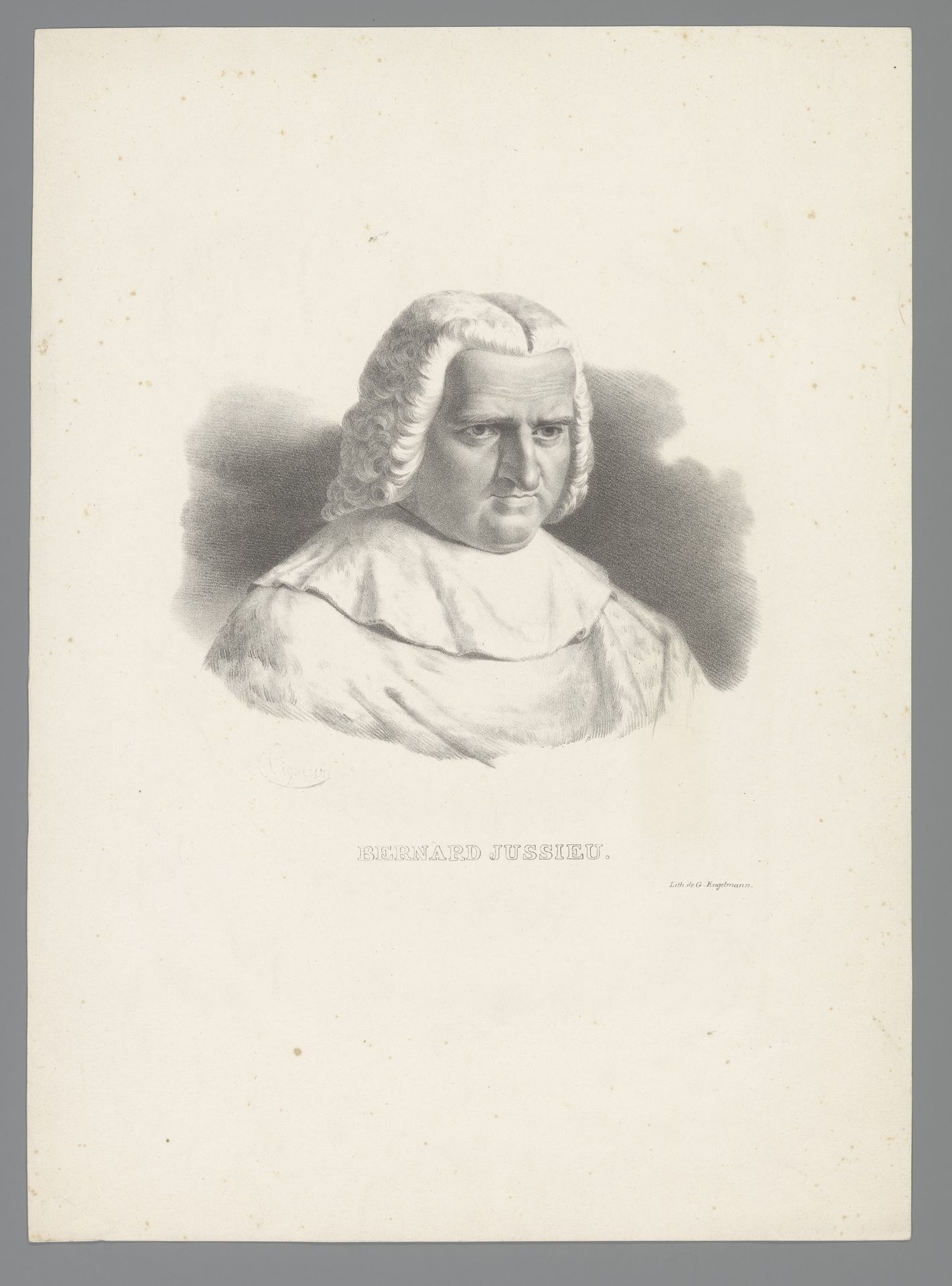 Portret van Bernard de Jussieu by Pierre Roch Vigneron