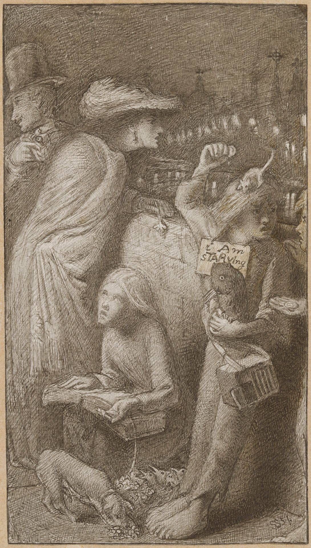 I Am Starving by Simeon Solomon